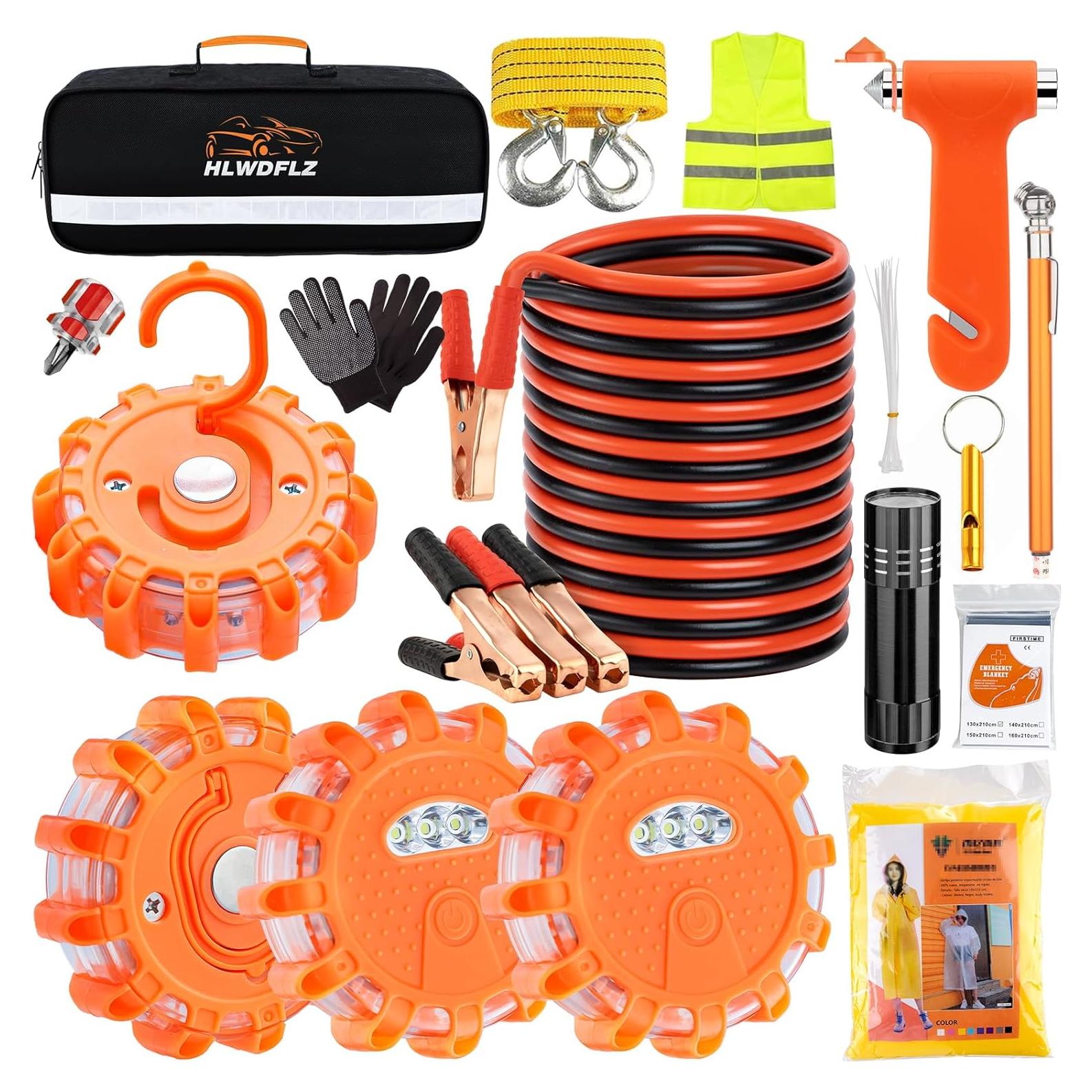 Kit de Emergencia para Carretera HLWDFLZ 36 Piezas