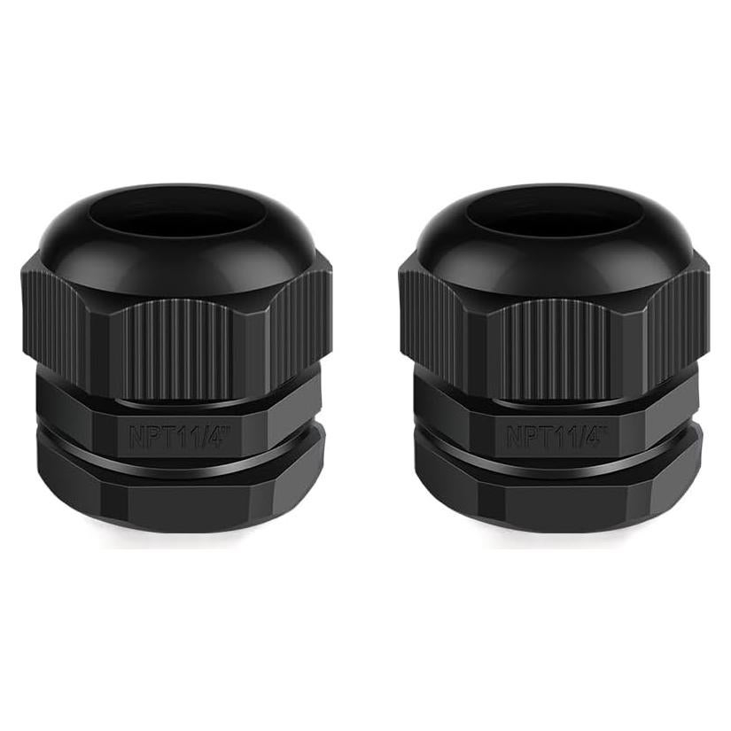 Conector de Cable Gland NPT 32mm 2 Piezas IP68 Nylon