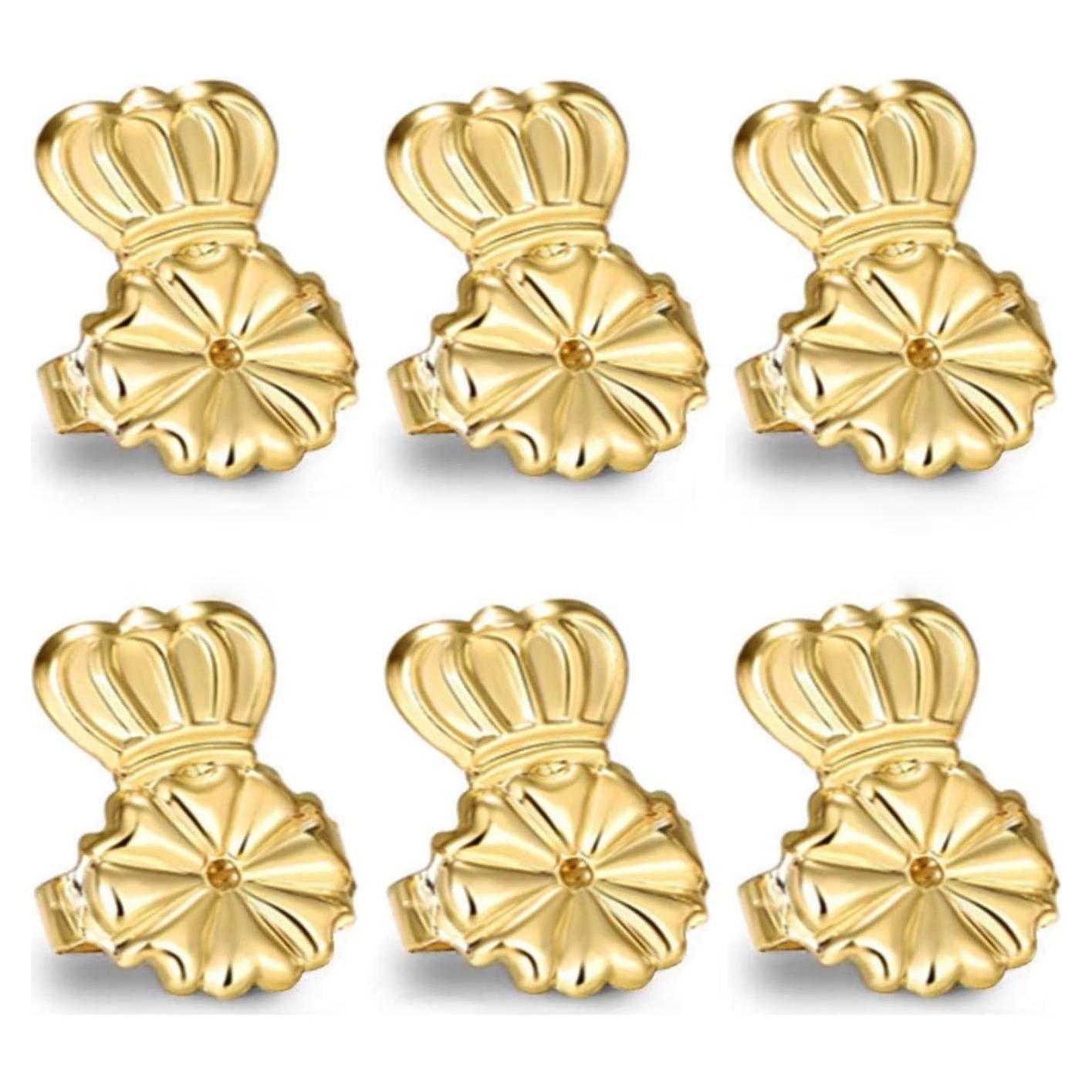 Elevadores de Pendientes Hipoalergénicos Anchora - 2 Pares Oro y Plata