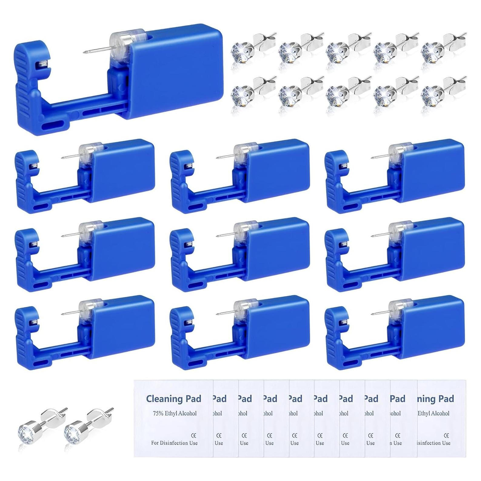 Kit de Perforación de Orejas Evatage 30 Piezas con Aretes