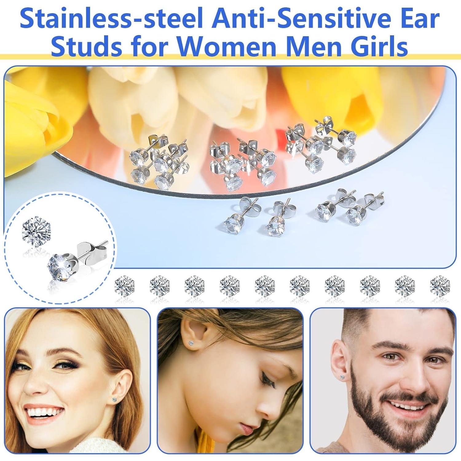 Kit de Perforación de Orejas Evatage 30 Piezas con Aretes