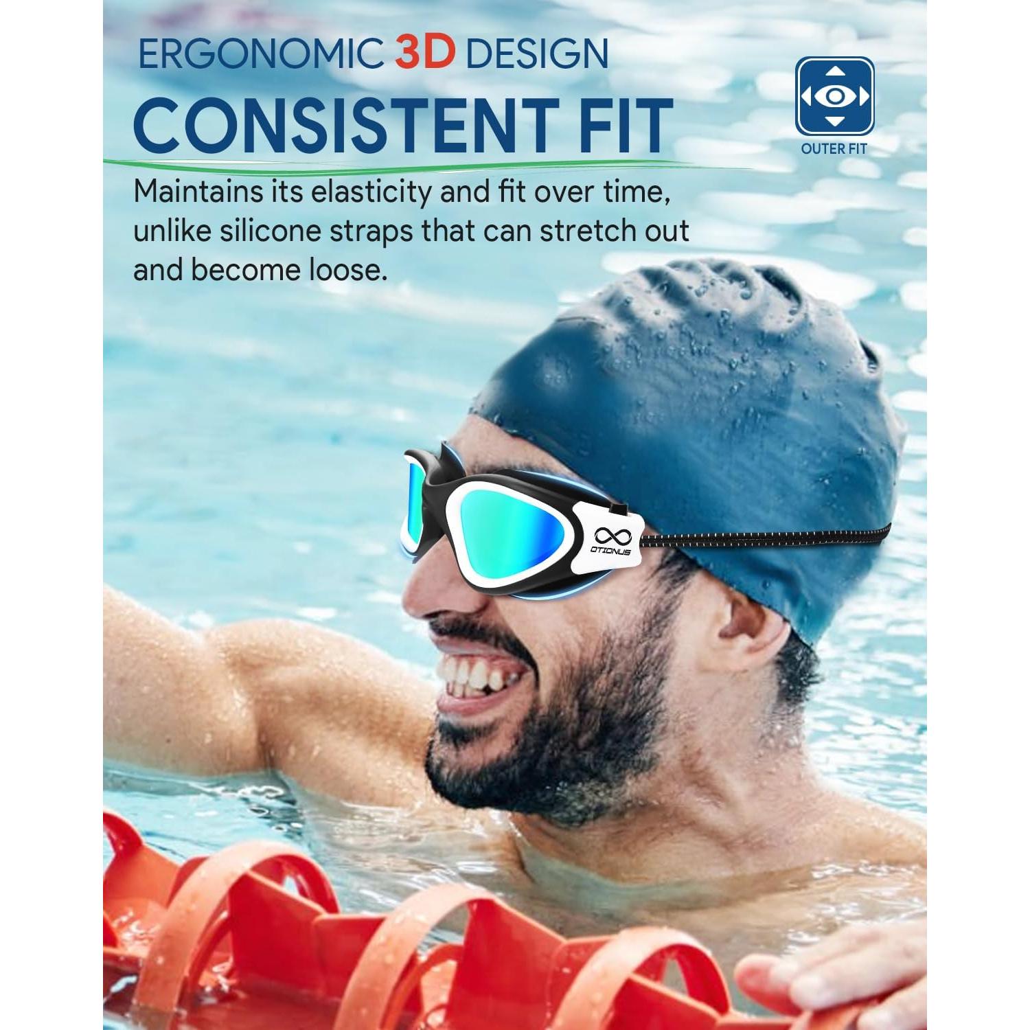 Gafas de natación Otionus polarizadas HD para adultos