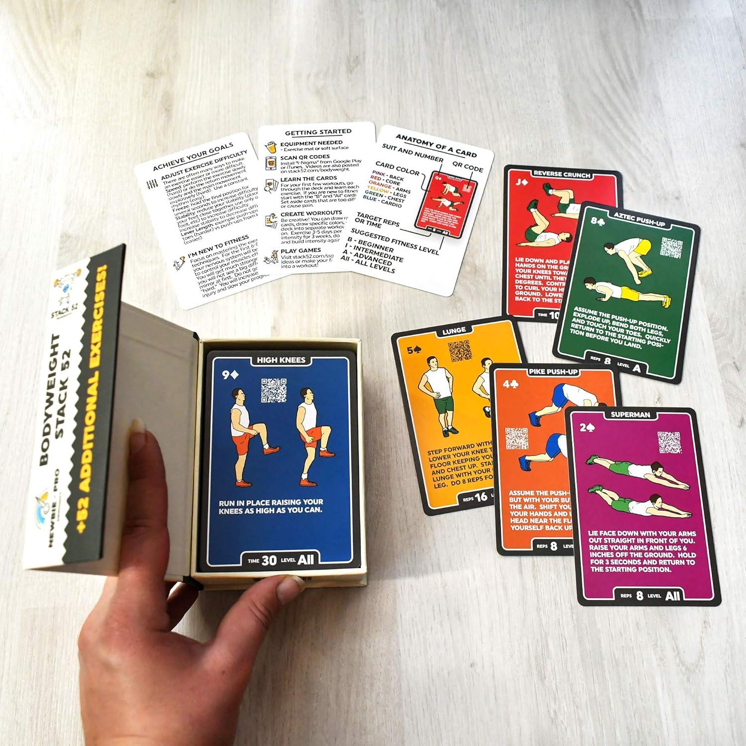 Cartas de Ejercicio Stack 52 - Paquete Mega 107 Cartas