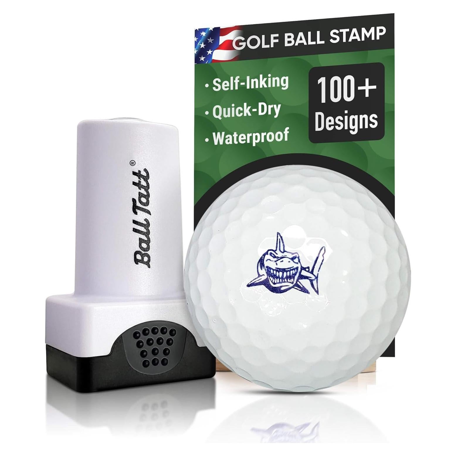 Sello de Pelota de Golf Ball Tatt - Autoinking, Secado Rápido