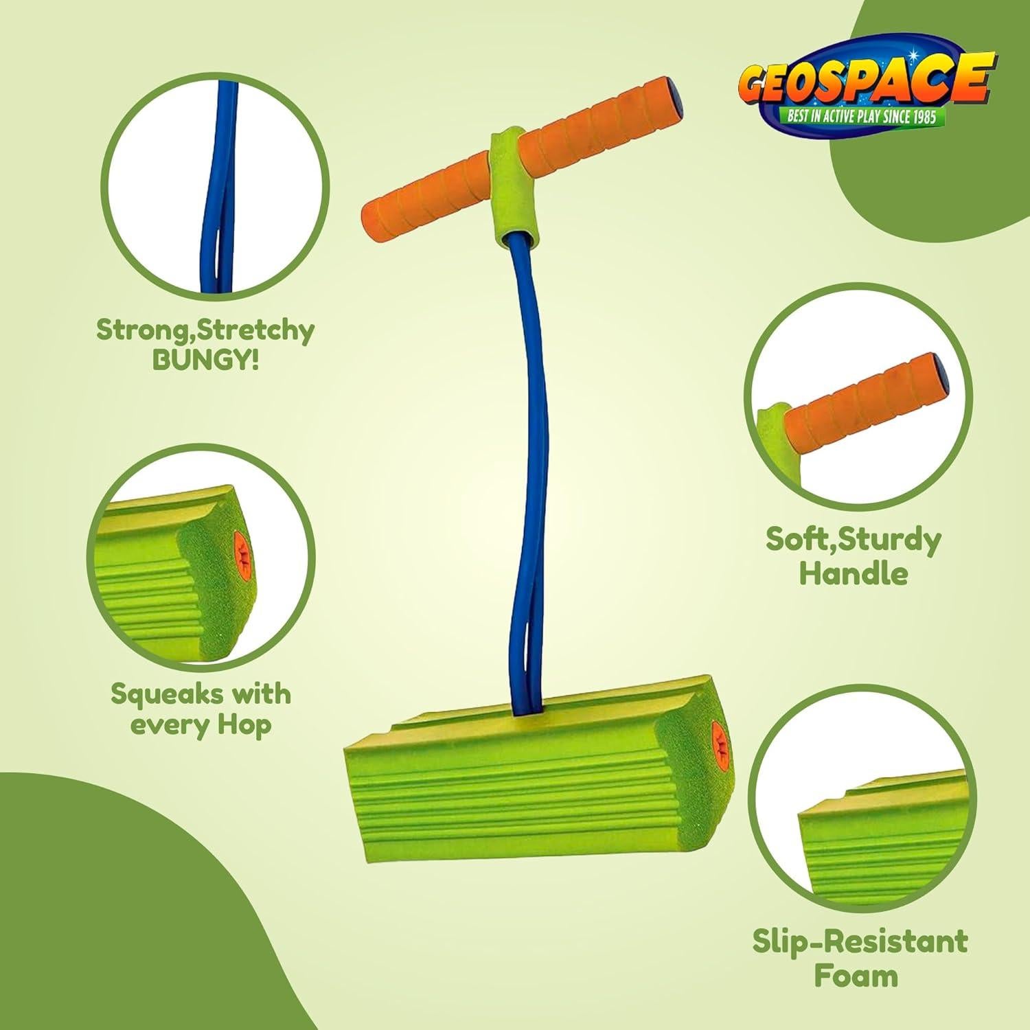 Pogo Stick Geospace Bungee Boing Deluxe para Niños 3+ Años