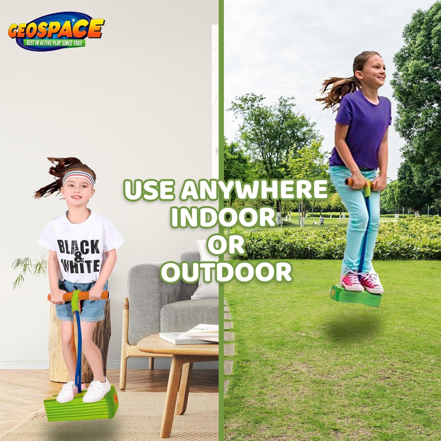 Pogo Stick Geospace Bungee Boing Deluxe para Niños 3+ Años