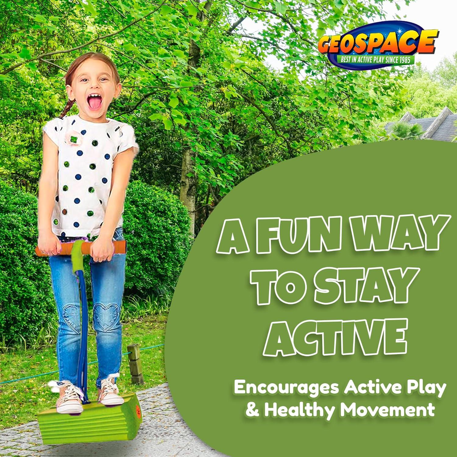 Pogo Stick Geospace Bungee Boing Deluxe para Niños 3+ Años