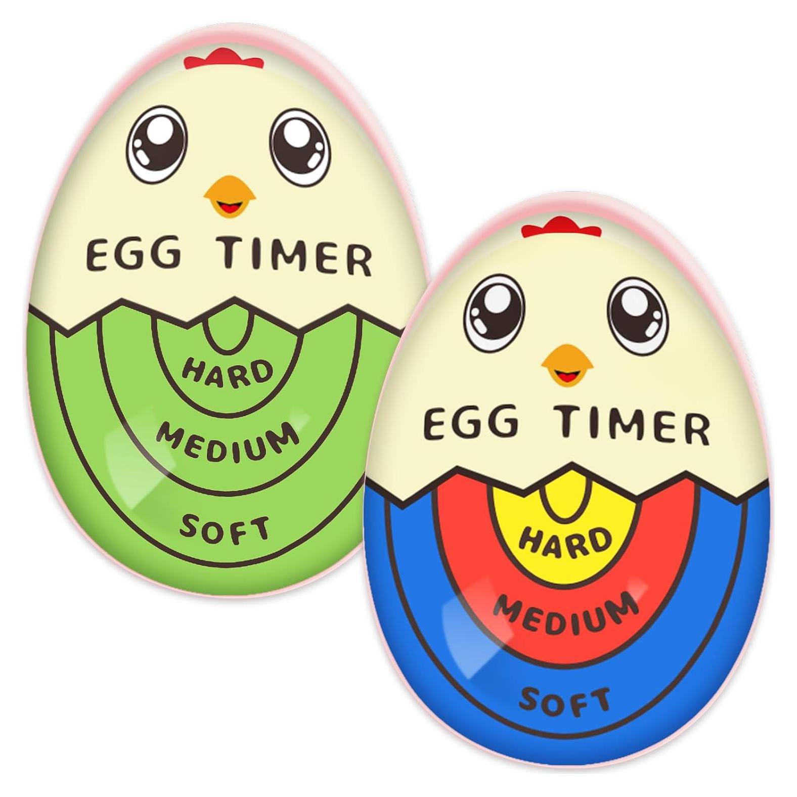 Temporizador de huevo Lasubst verde para cocción perfecta