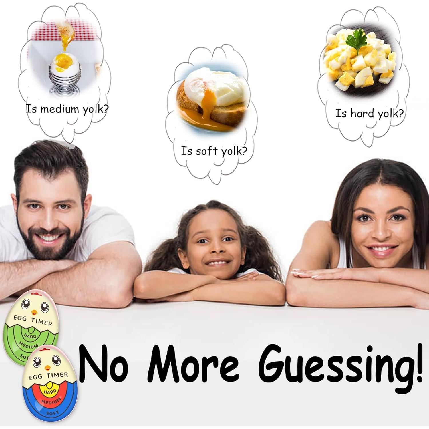 Temporizador de huevo Lasubst verde para cocción perfecta