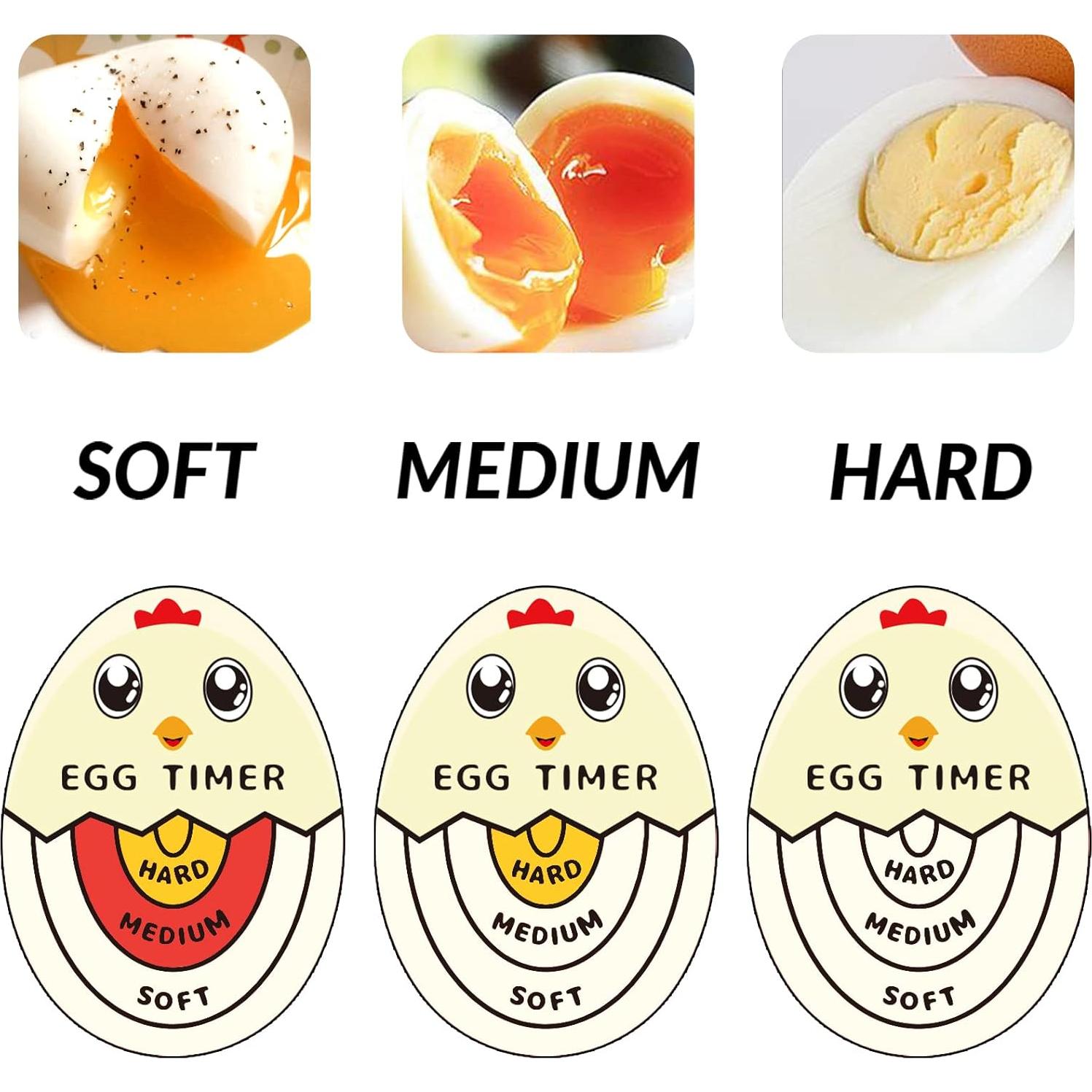 Temporizador de huevo Lasubst verde para cocción perfecta