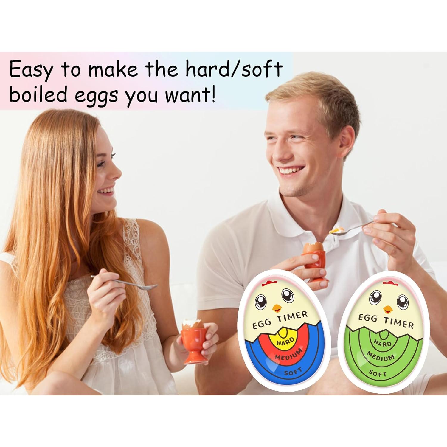 Temporizador de huevo Lasubst verde para cocción perfecta