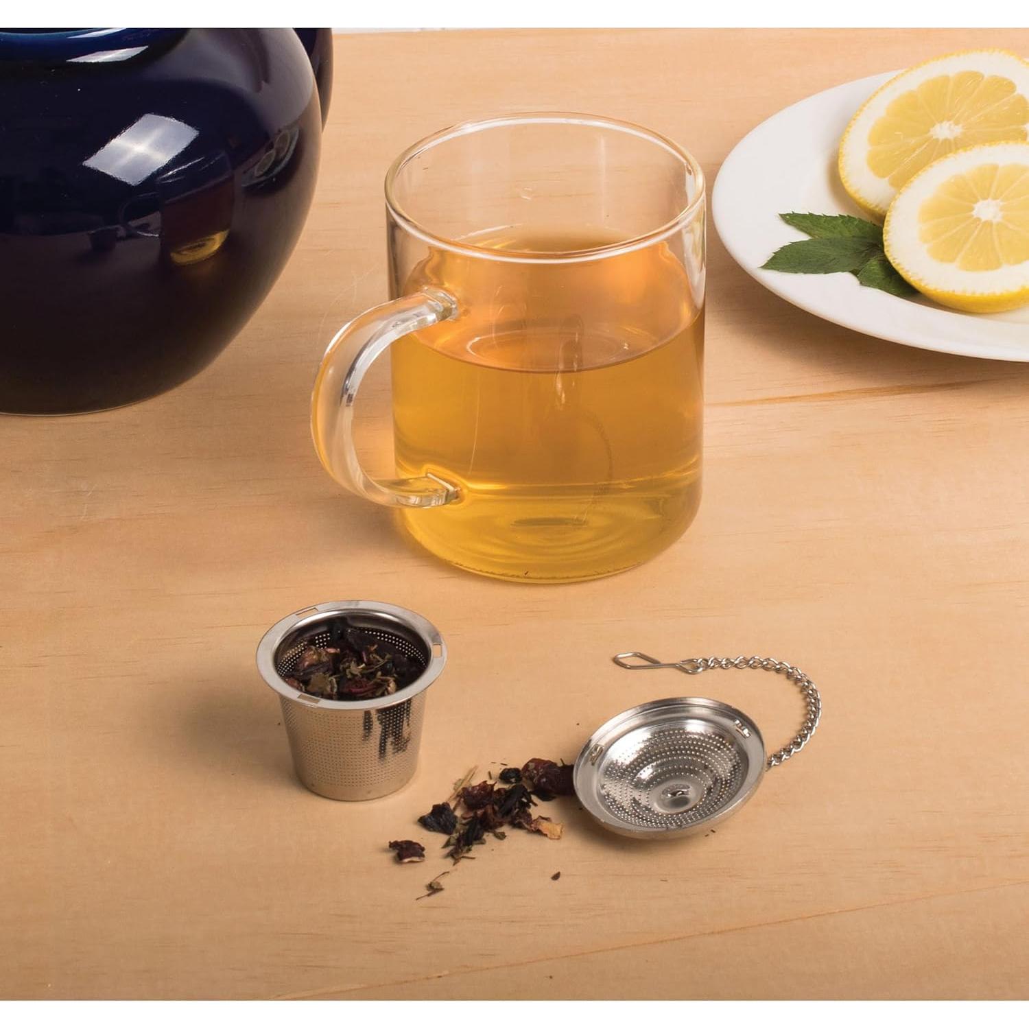 Infusor de Té HIC Kitchen Acero Inoxidable Set de 2