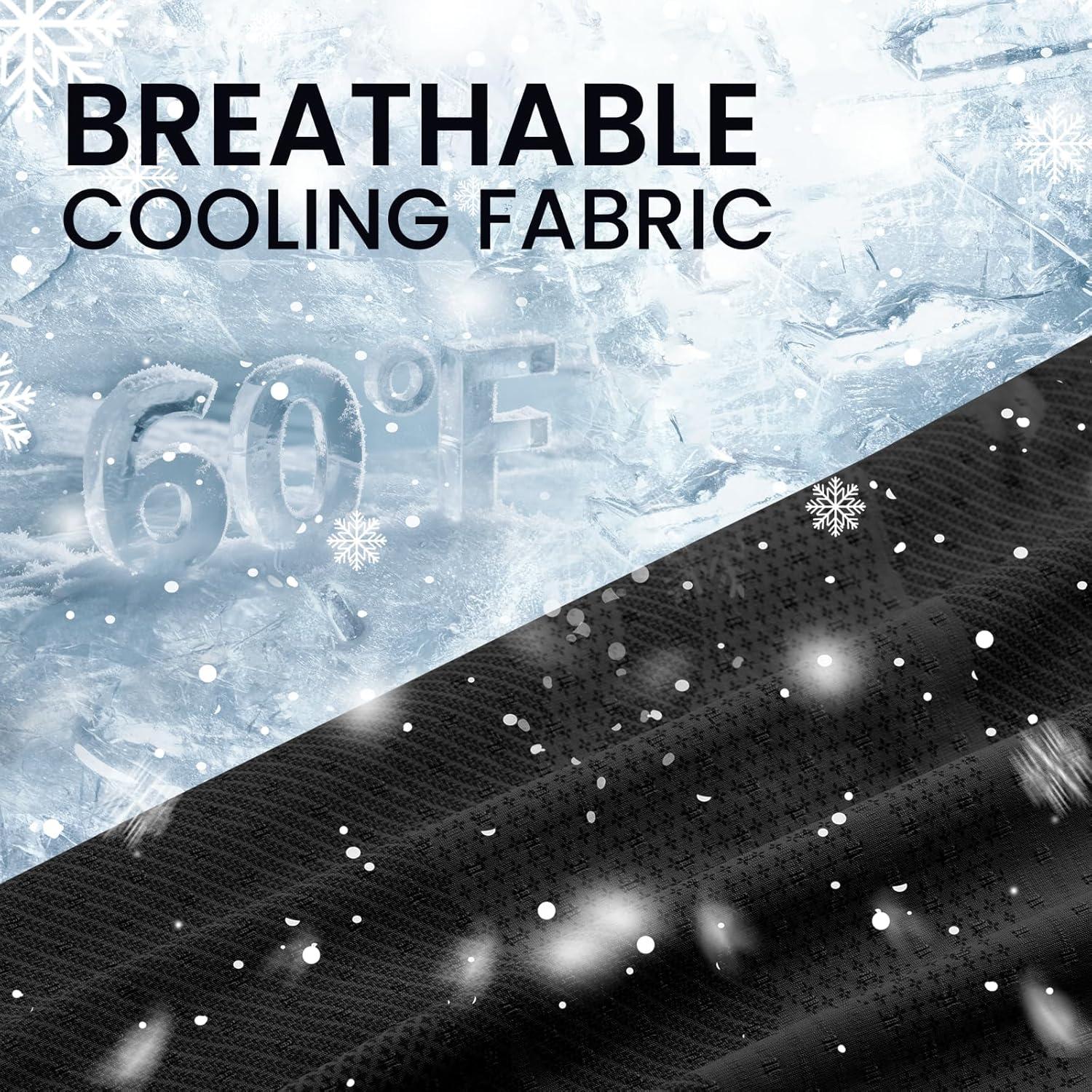 Mascarilla Balaclava Refrigerante YANIKY Negra Transpirable