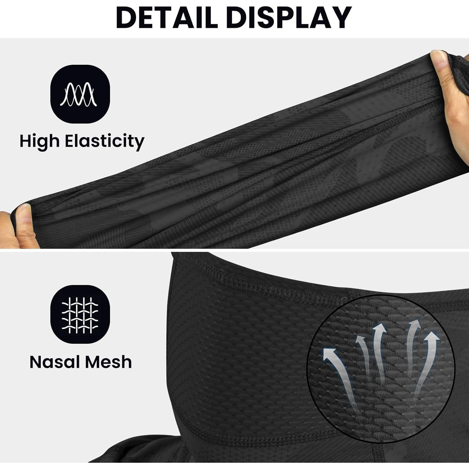 Mascarilla Balaclava Refrigerante YANIKY Negra Transpirable