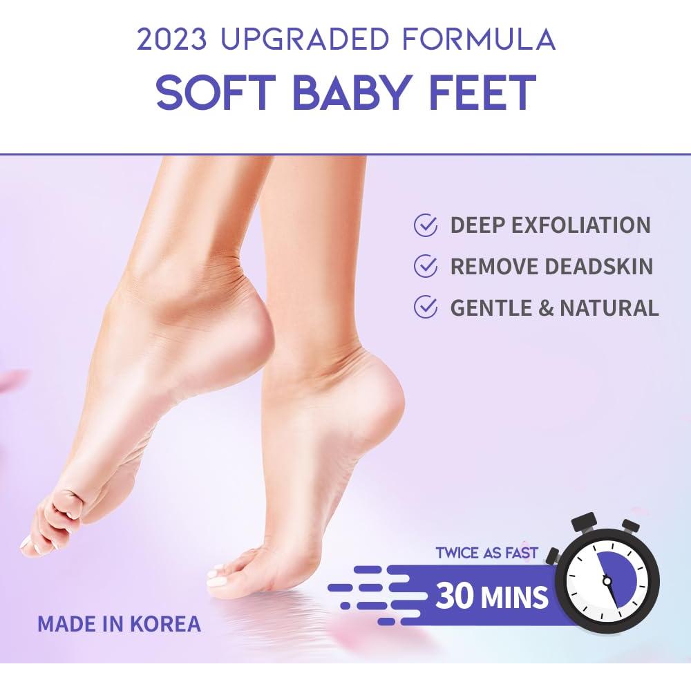 Máscara Exfoliante para Pies #OOTD Vegana AHA BHA 2 Paquete