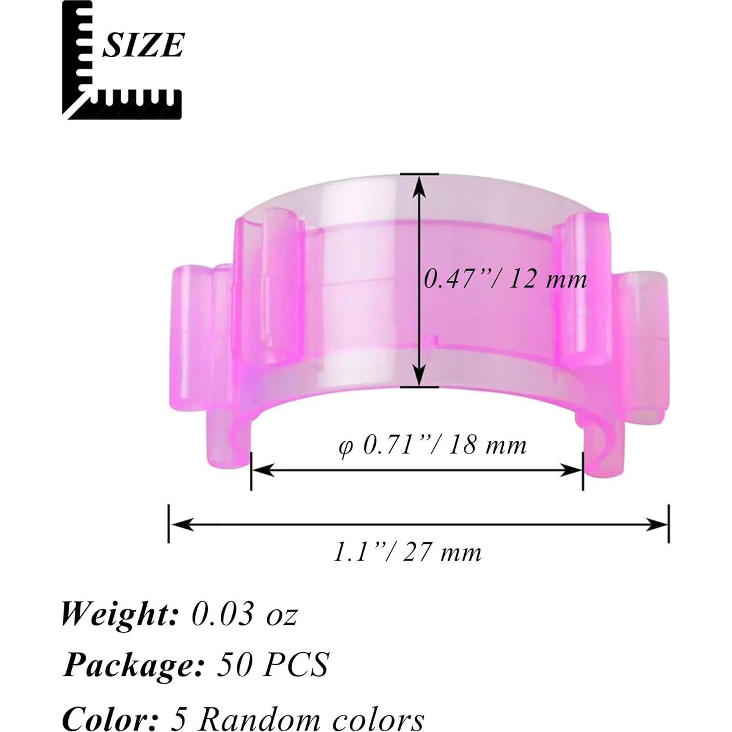 50 Clips para Bobinas de Costura LXLVOUEG - Organizador de Hilo