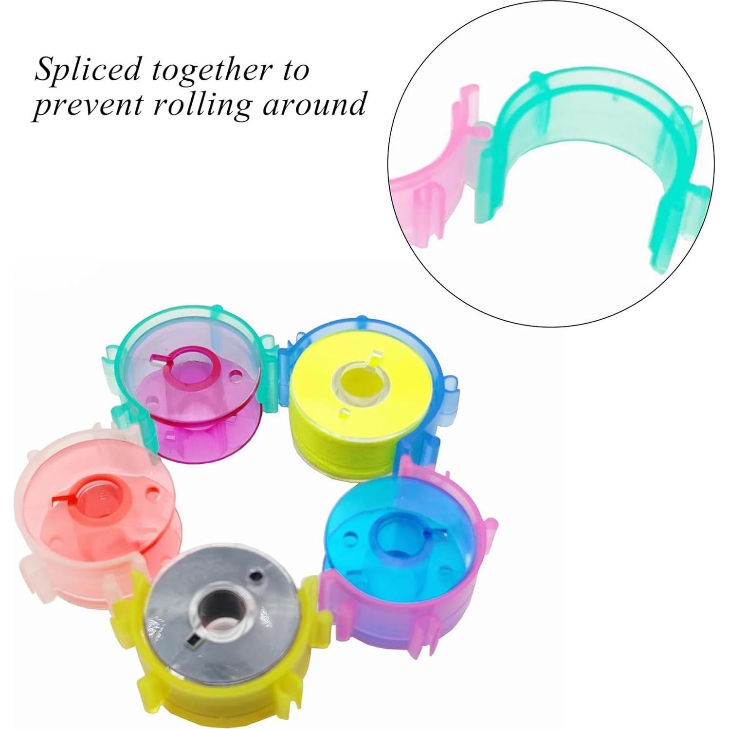 50 Clips para Bobinas de Costura LXLVOUEG - Organizador de Hilo