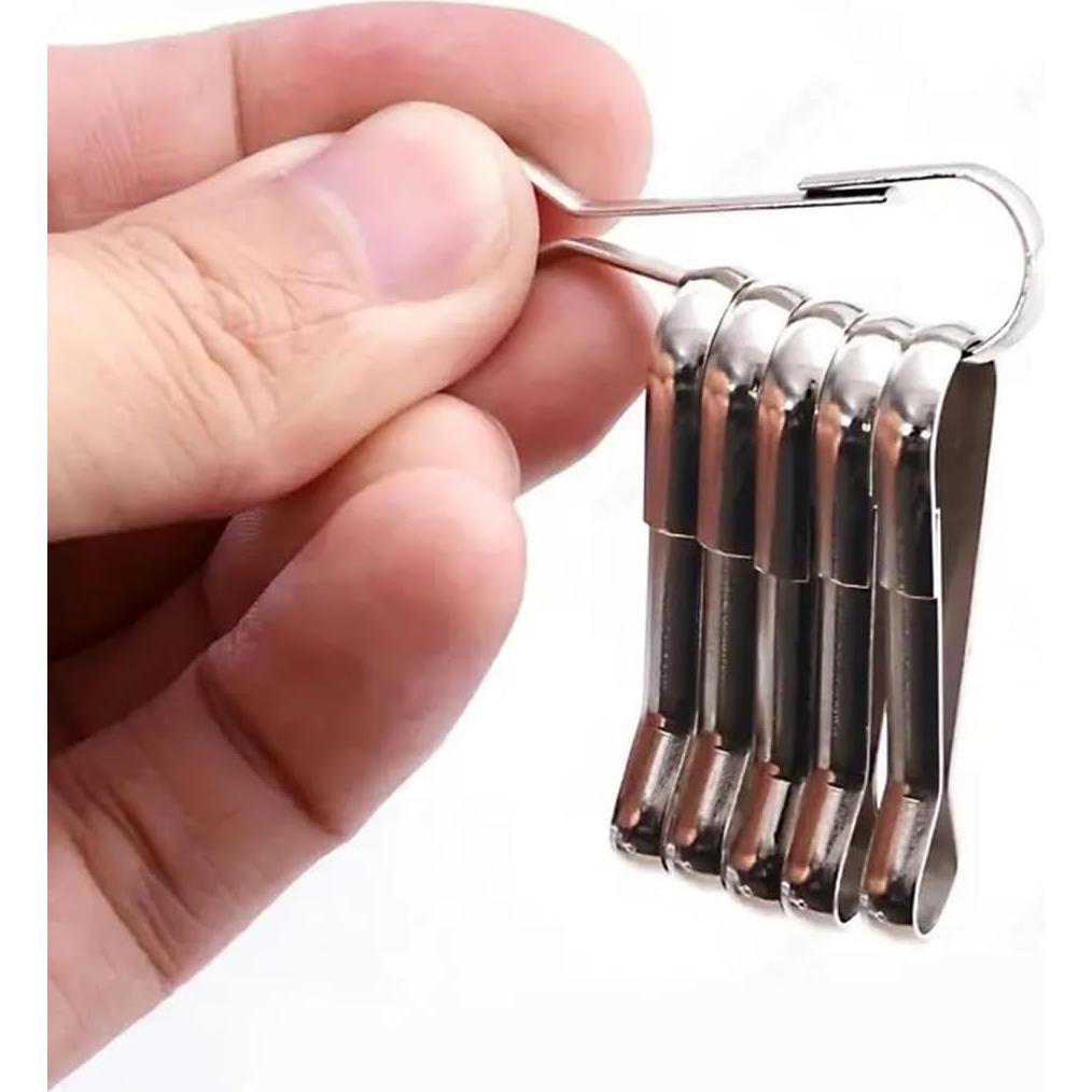 20 Ganchos de Clip de Acero Inoxidable 304 29mm - Sujetadores