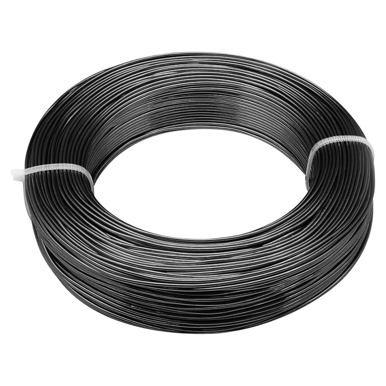Alambre de Aluminio 2mm Negro YuxingK 30 Metros para Manualidades