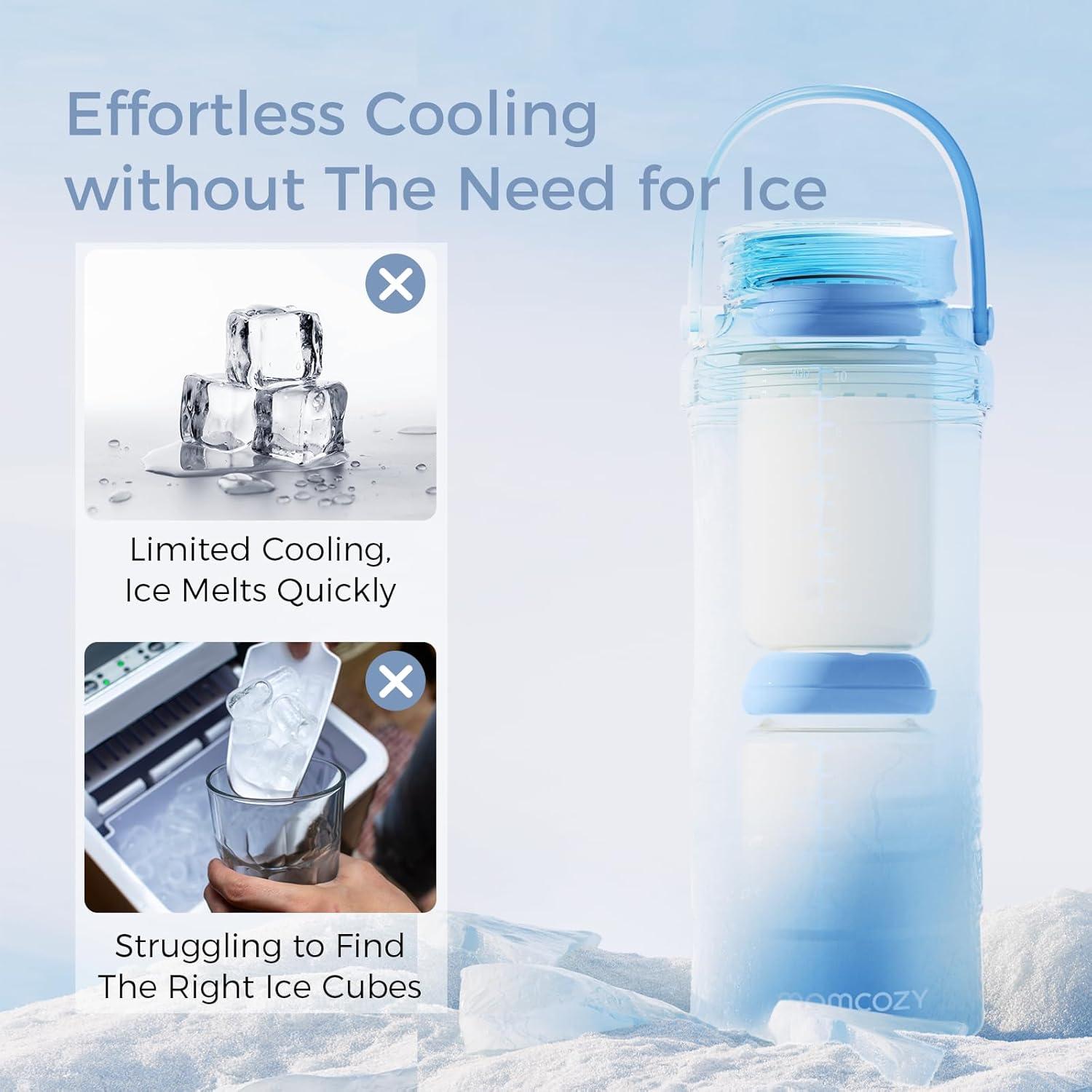 Enfriador Portátil de Leche Materna Momcozy 22oz Azul