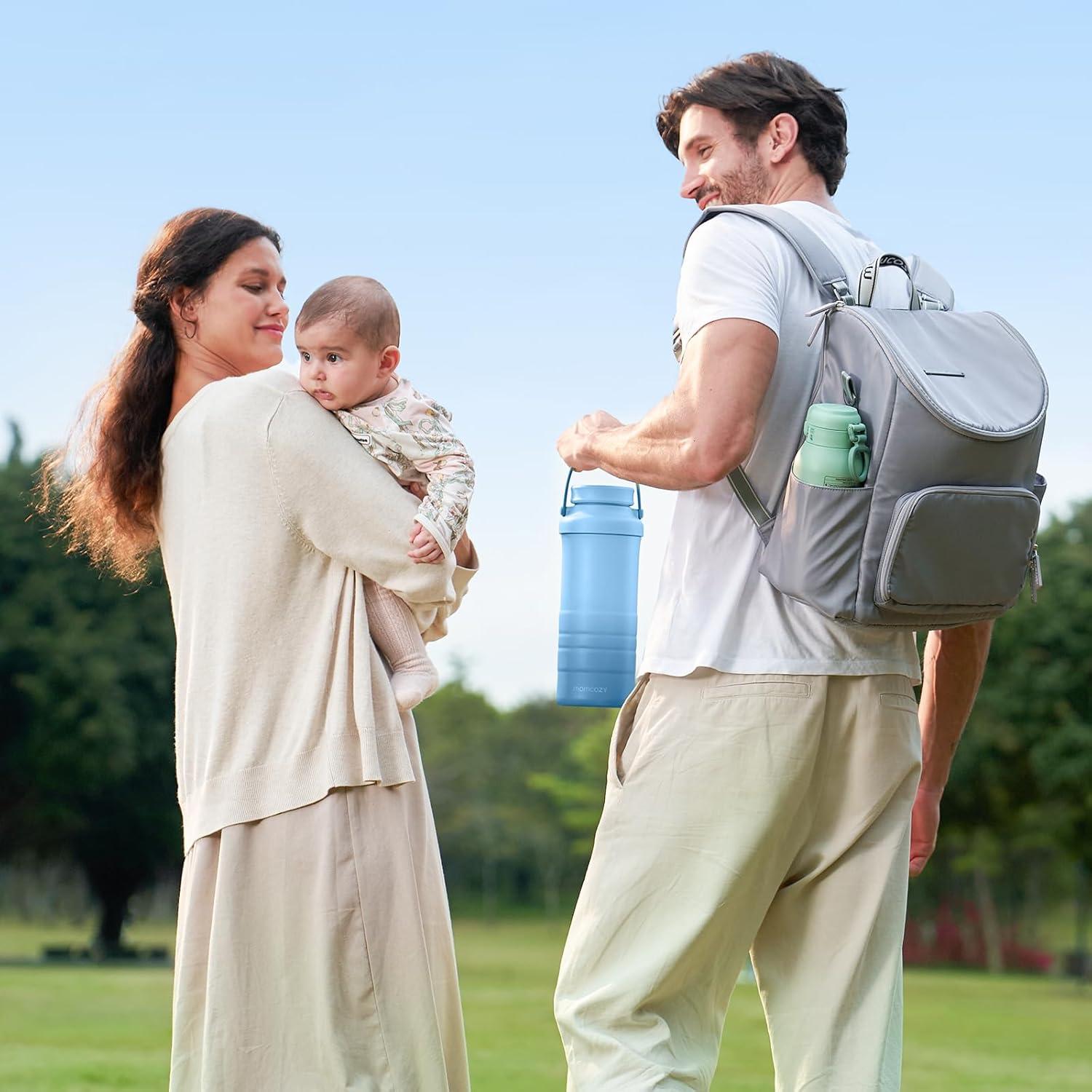 Enfriador Portátil de Leche Materna Momcozy 22oz Azul