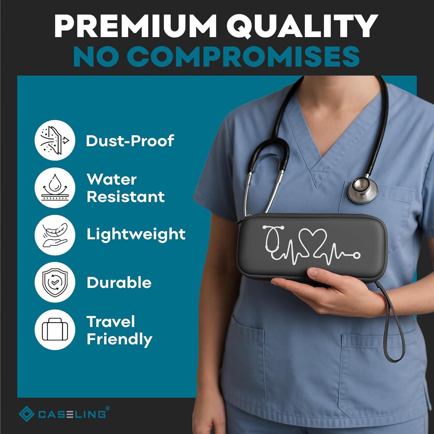 Funda Dura Caseling para Estetoscopio 3M Littman - Negra