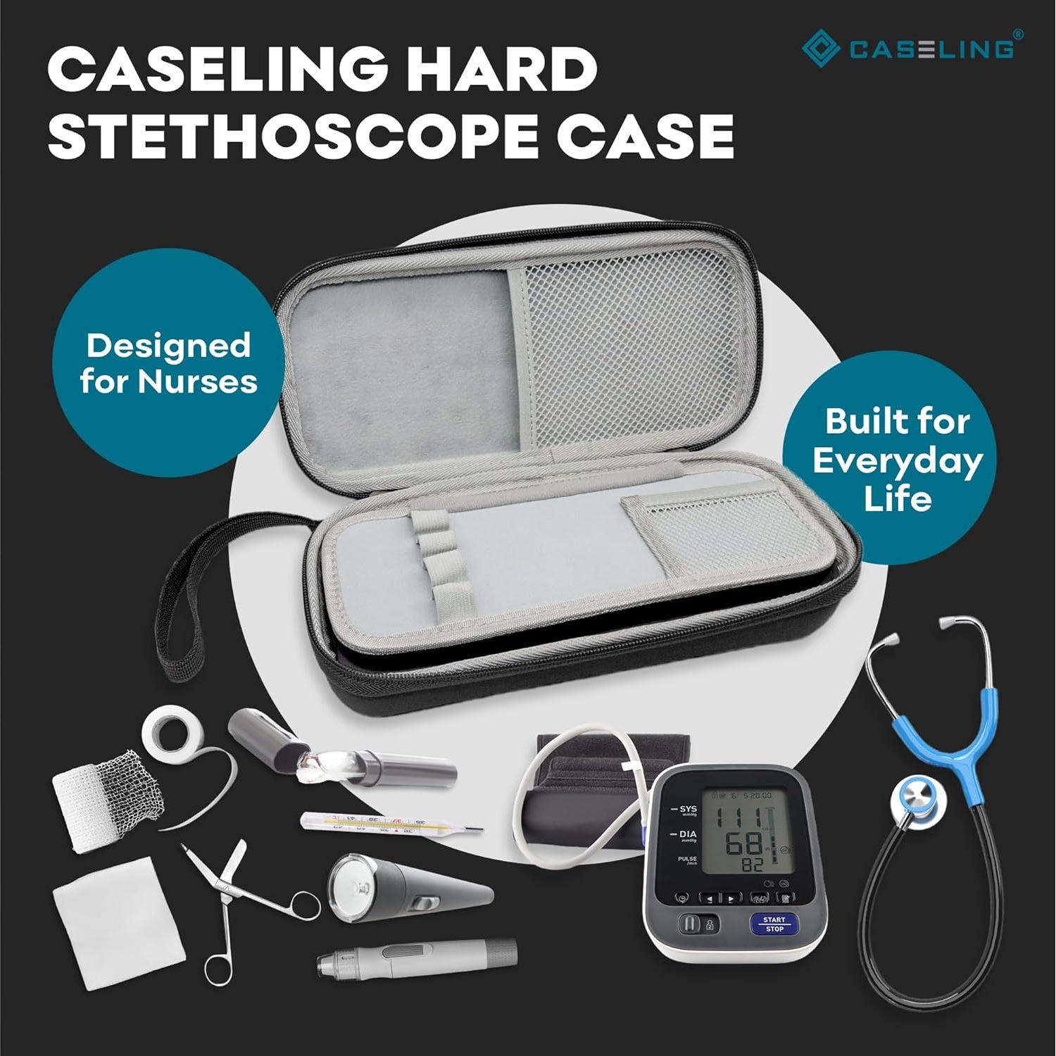 Funda Dura Caseling para Estetoscopio 3M Littman - Negra