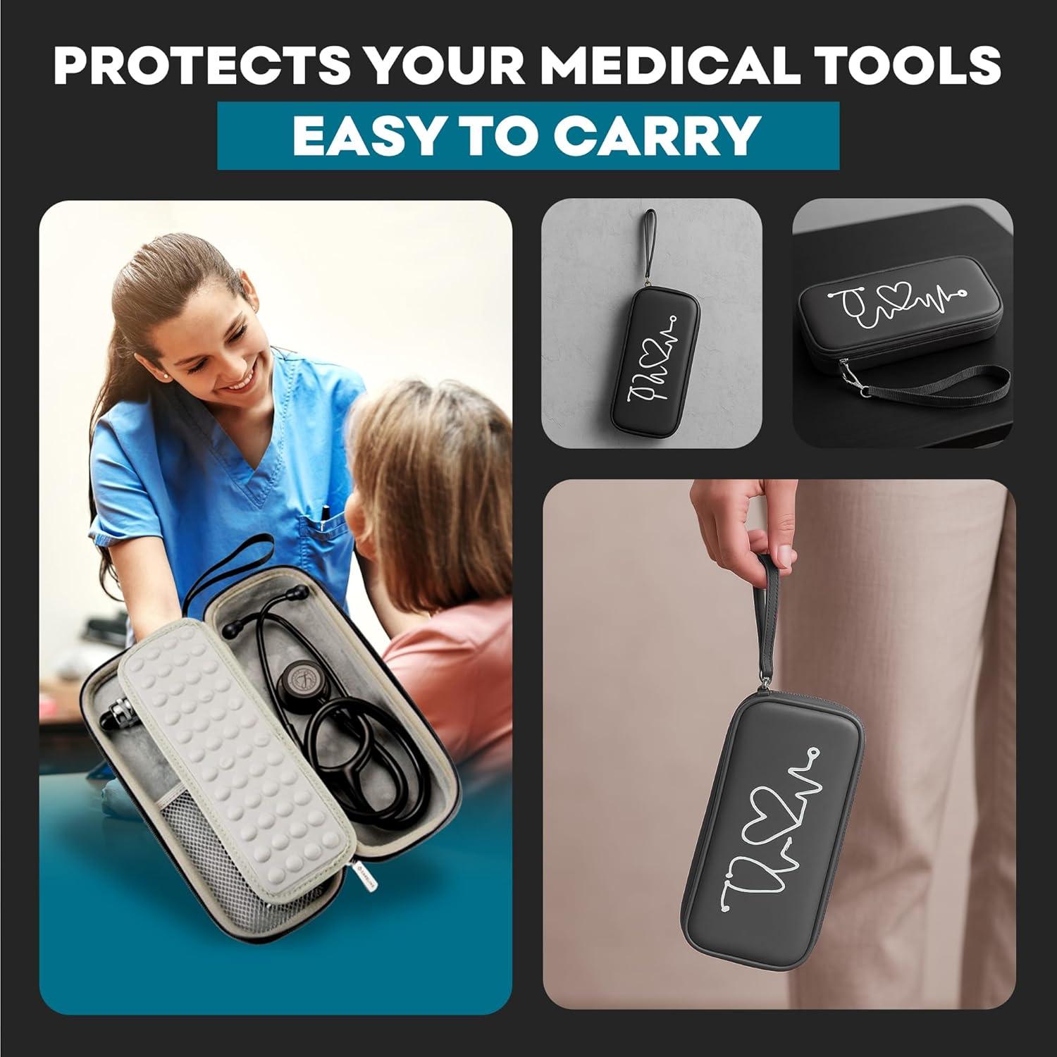 Funda Dura Caseling para Estetoscopio 3M Littman - Negra