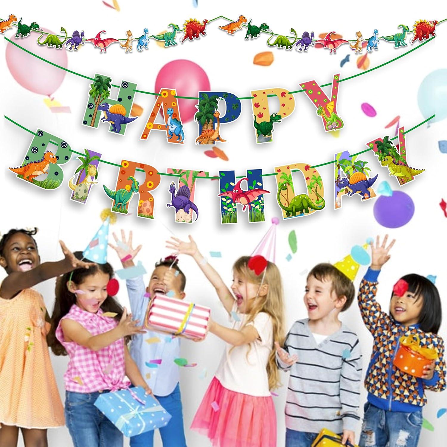 Decoraciones para Fiesta de Cumpleaños Dinosaurio Seyal® - 26 Piezas