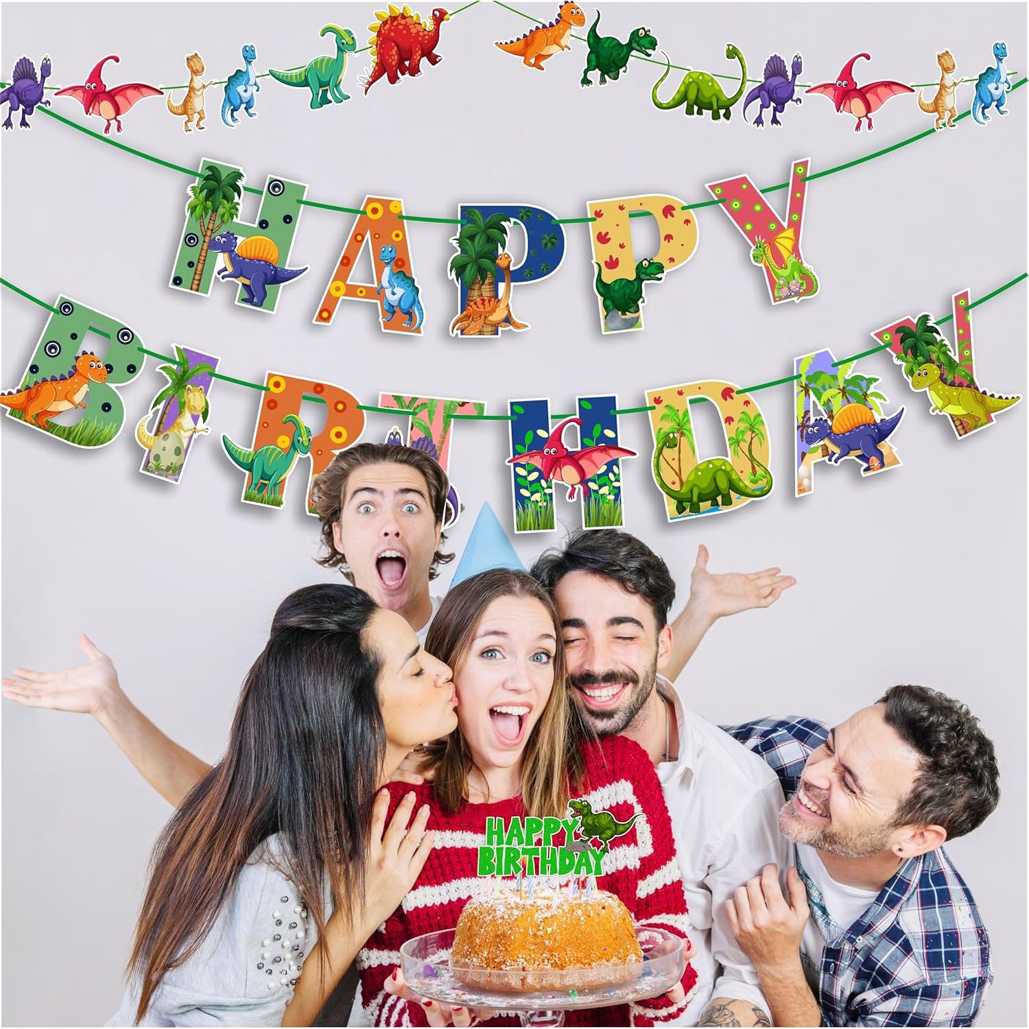 Decoraciones para Fiesta de Cumpleaños Dinosaurio Seyal® - 26 Piezas