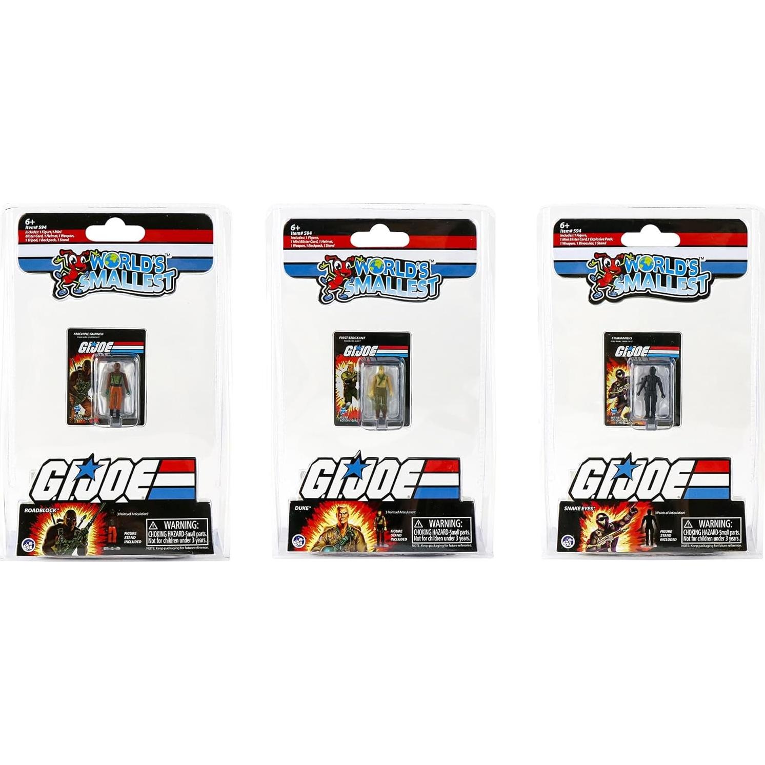 Figuras de Acción Micro GI Joe Vs. Cobra - 3.18 cm