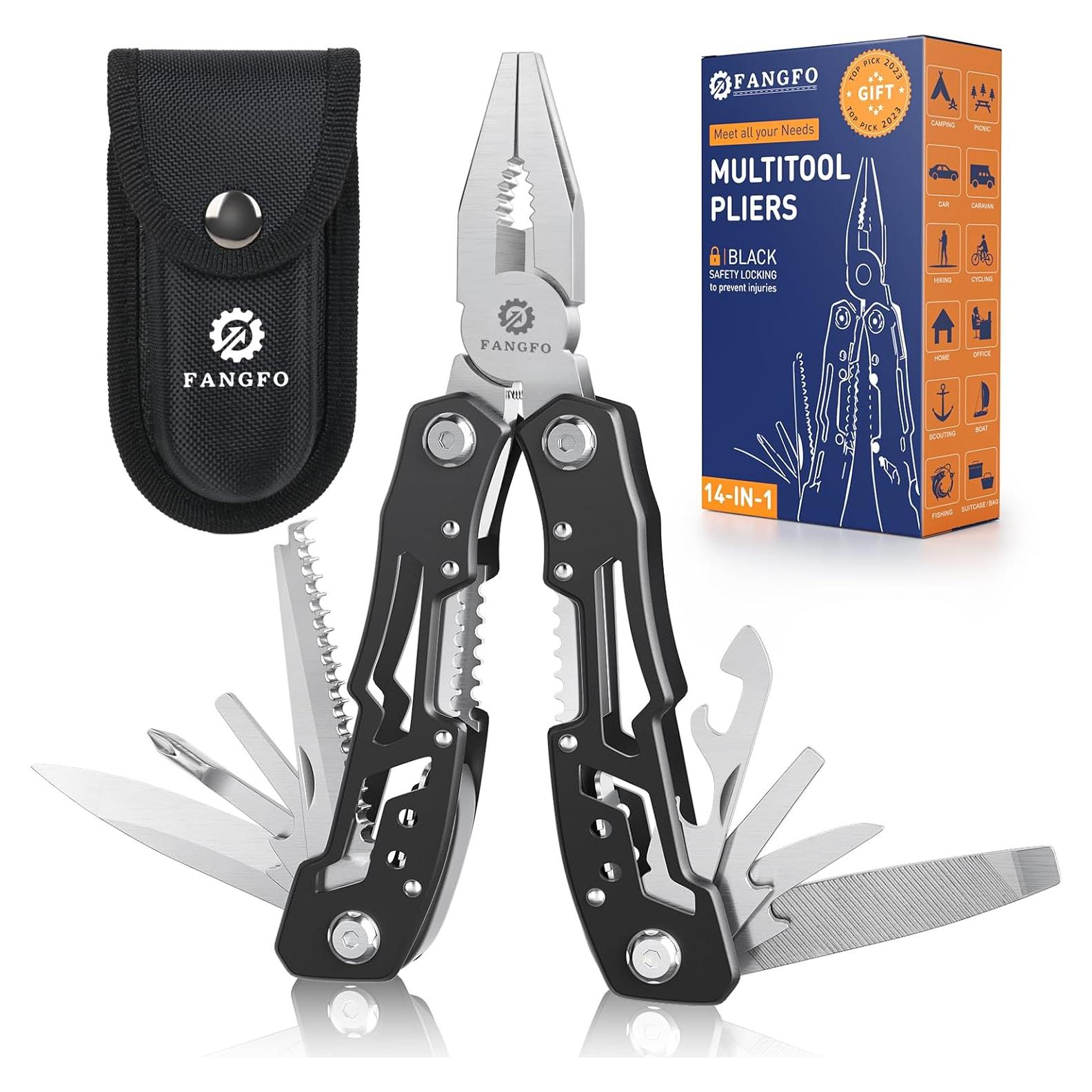 Multiherramienta 14-en-1 Fangfo Acero Inoxidable Plegable