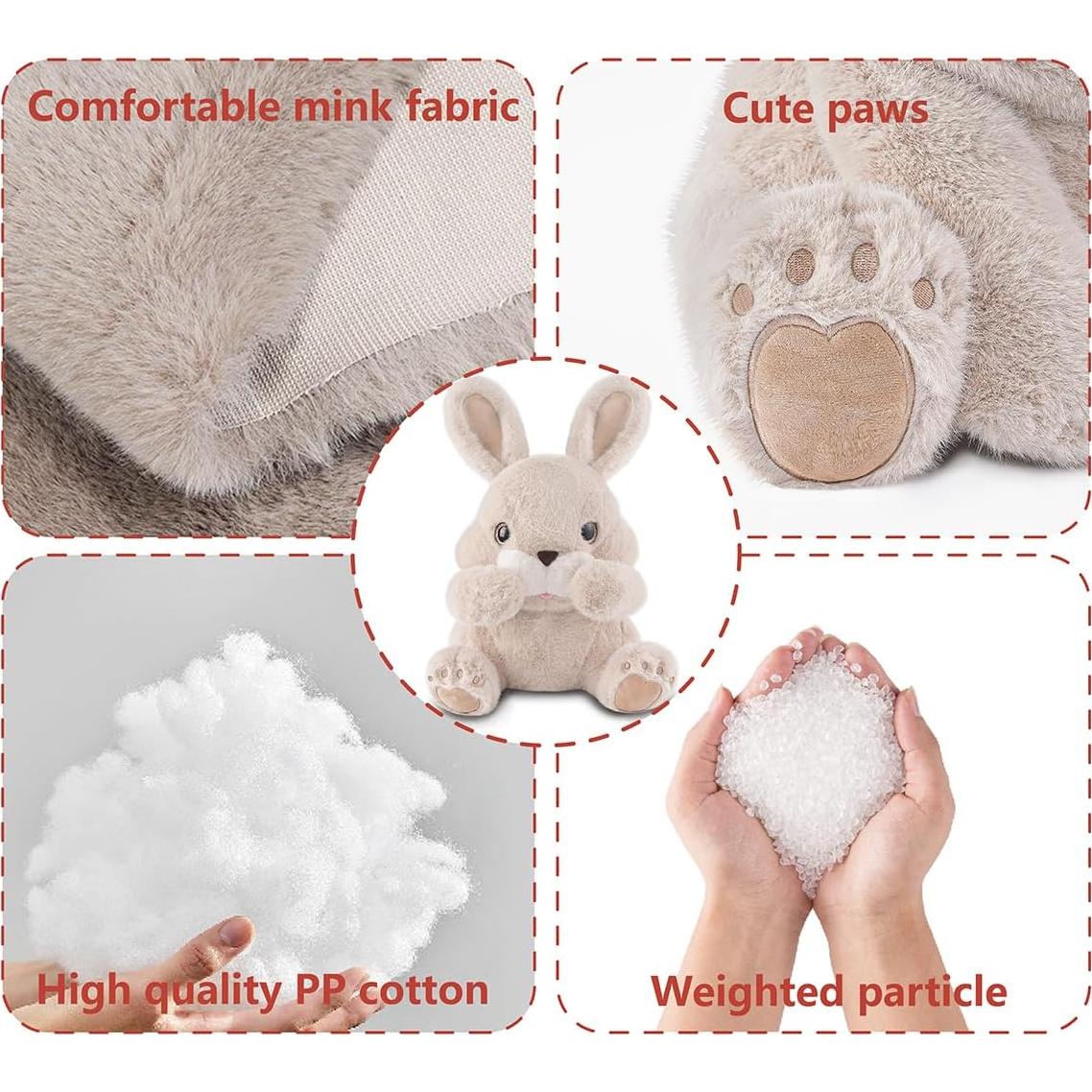 Juguete de Peluche Pesado Conejo Niuniu Daddy 1.59 kg