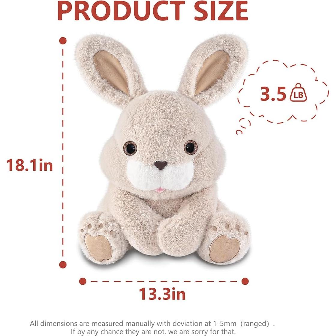 Juguete de Peluche Pesado Conejo Niuniu Daddy 1.59 kg