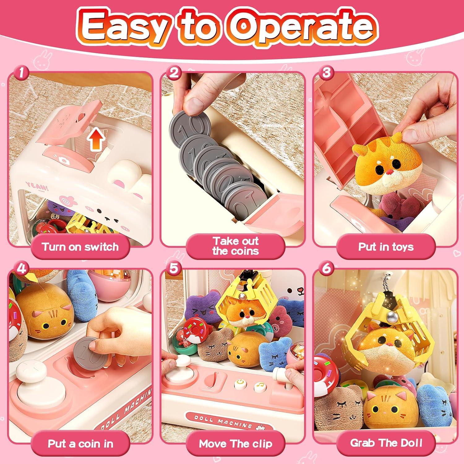 Máquina de Garras STACTCUTE Conejo con Luces y Sonido