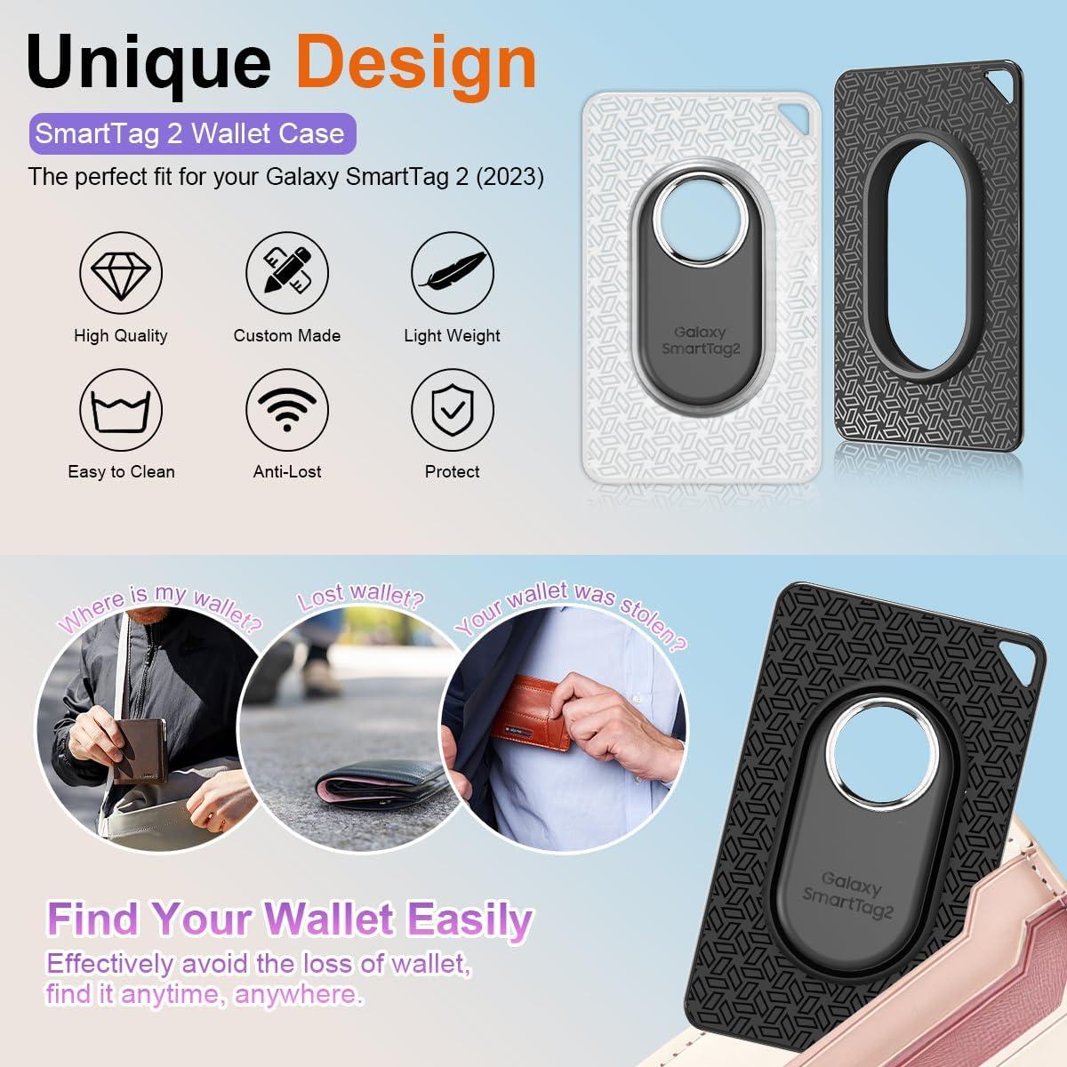 Funda para Samsung Galaxy SmartTag2 2-Pack TPU Delgado