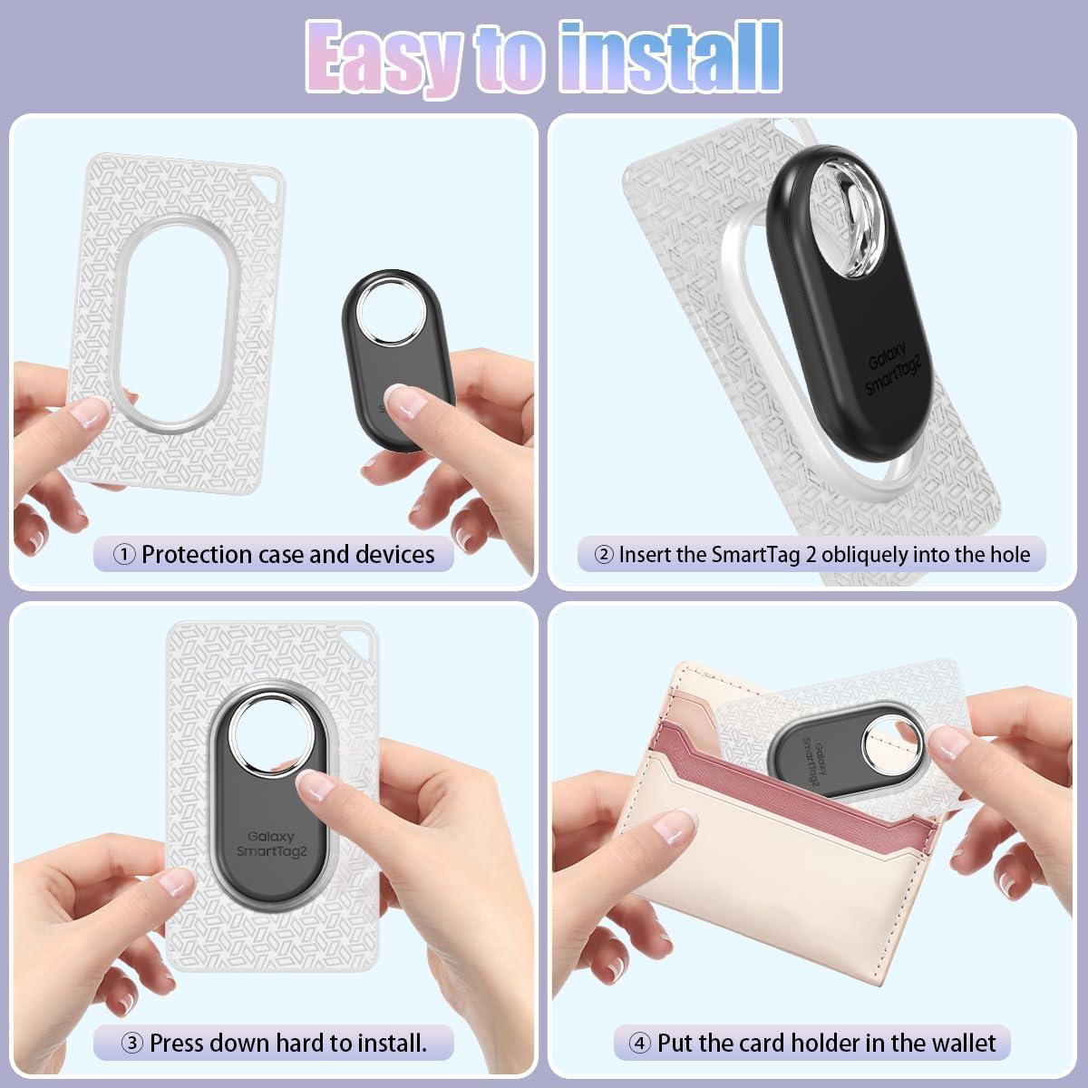 Funda para Samsung Galaxy SmartTag2 2-Pack TPU Delgado