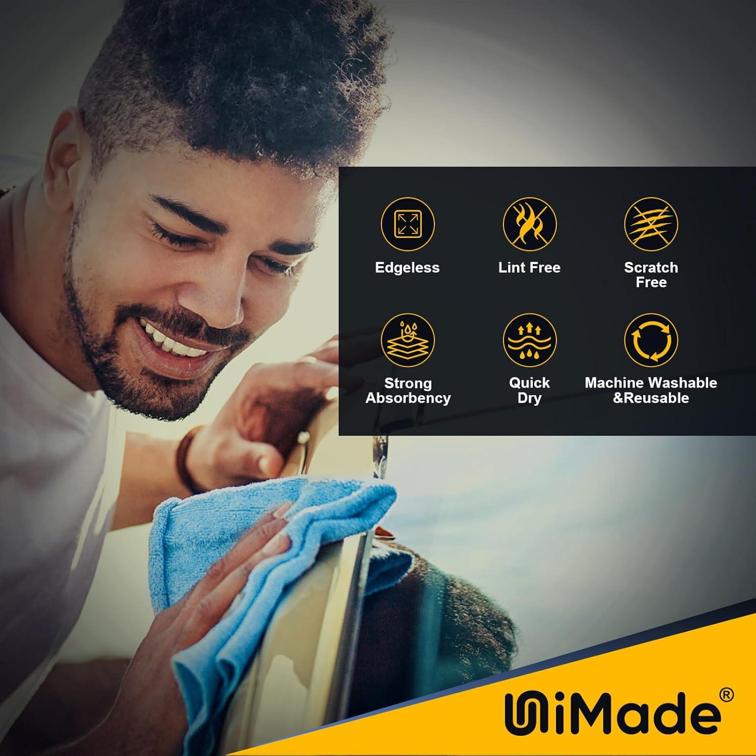 Trapos de Taller UNIMADE 150 Microfibra 29.2x29.2cm Azul