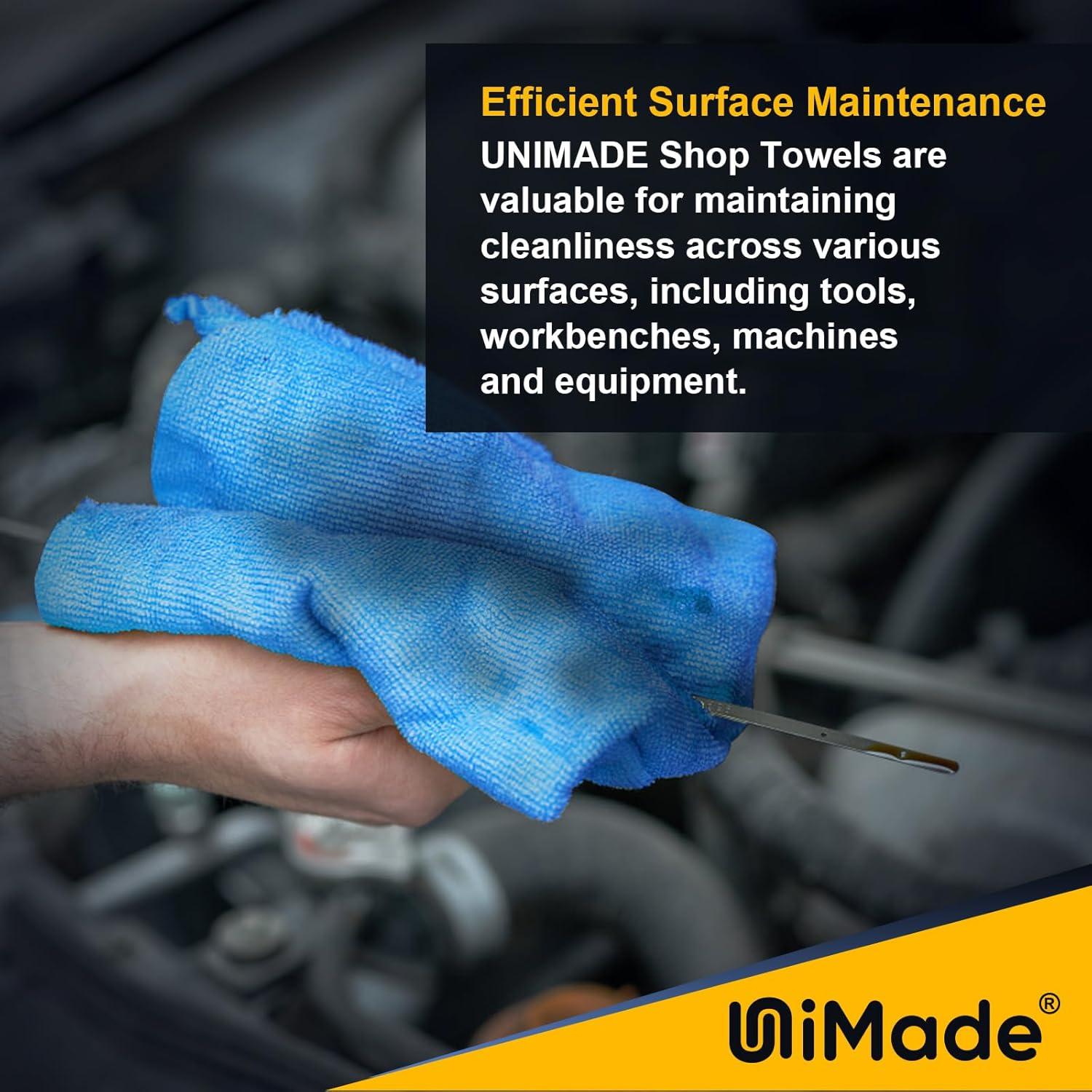 Trapos de Taller UNIMADE 150 Microfibra 29.2x29.2cm Azul