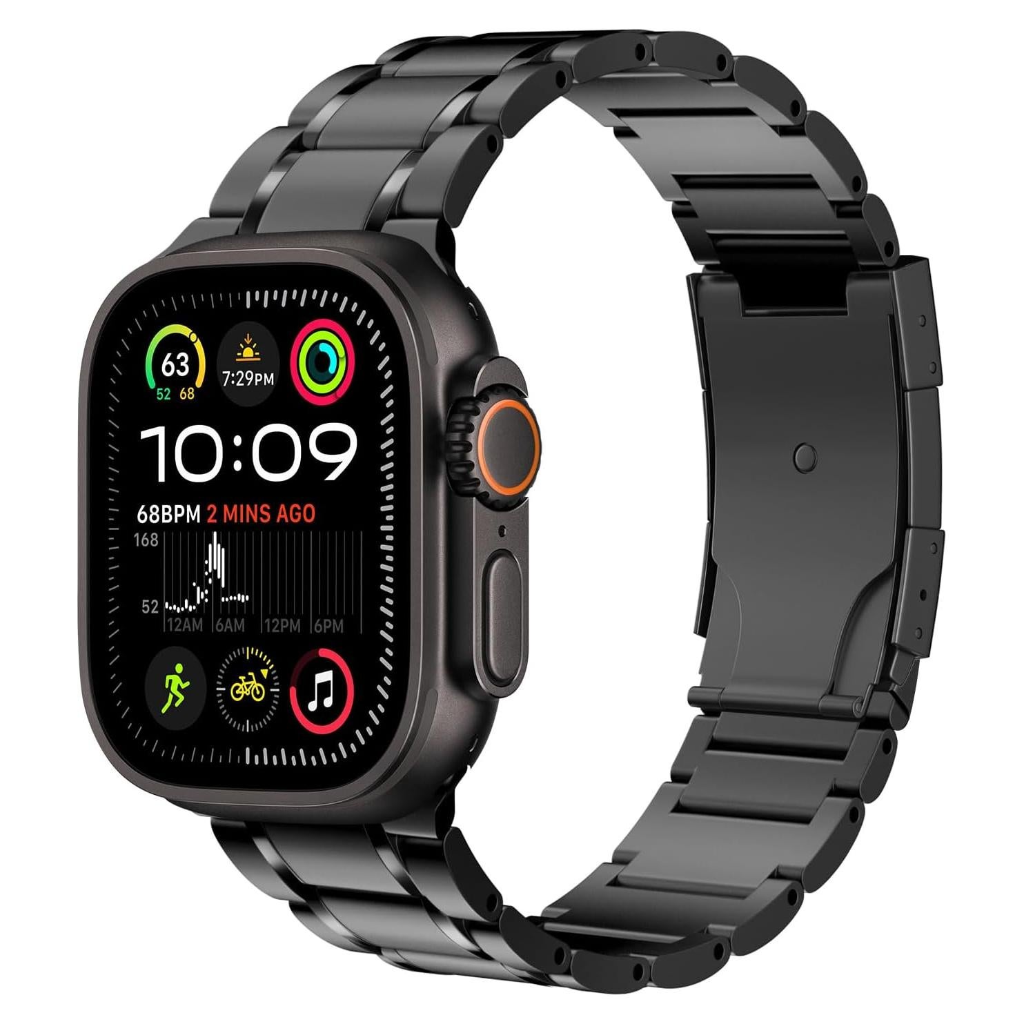 Banda de Titanio MoKo para Apple Watch 49mm 46mm 45mm 44mm 42mm