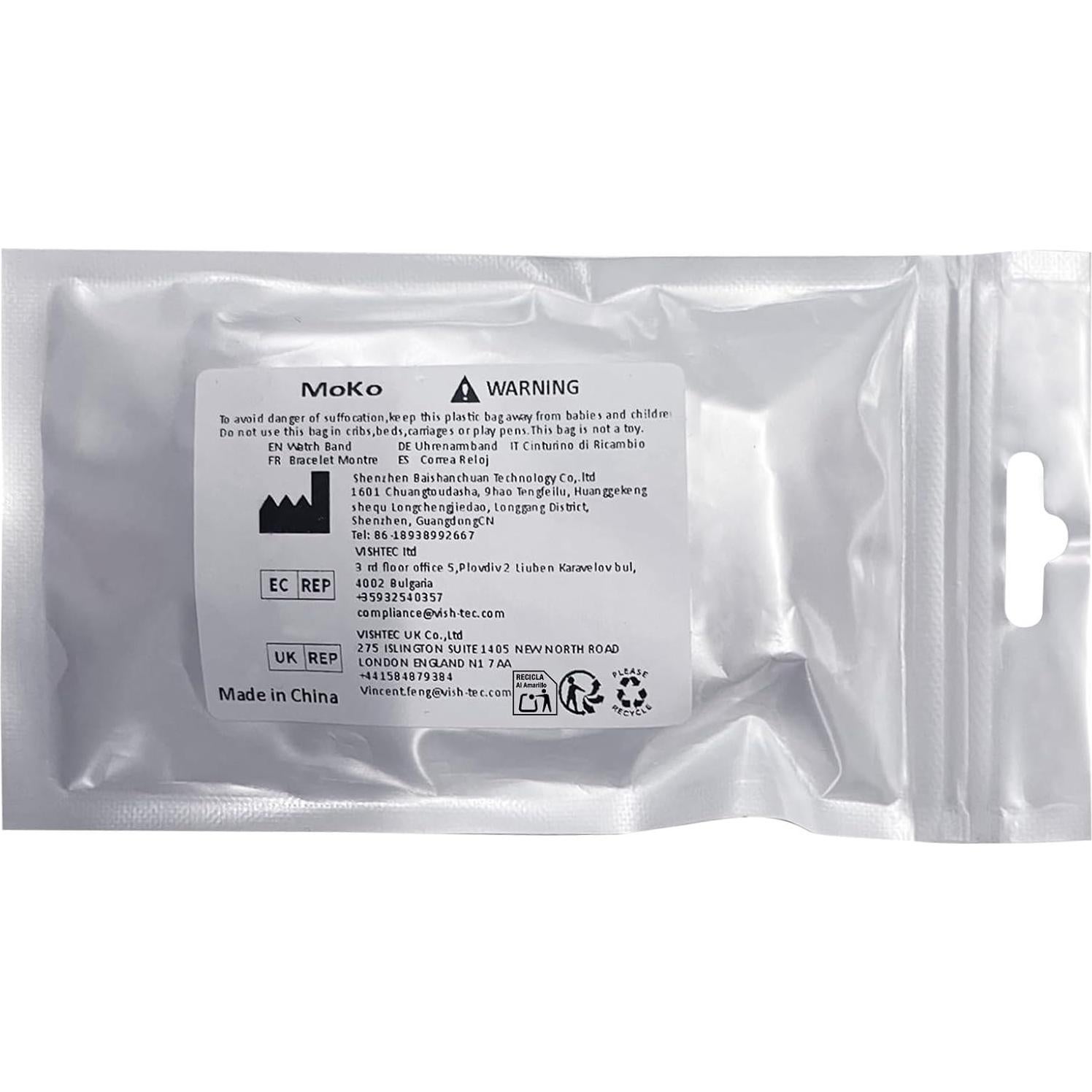 Banda de Titanio MoKo para Apple Watch 49mm 46mm 45mm 44mm 42mm