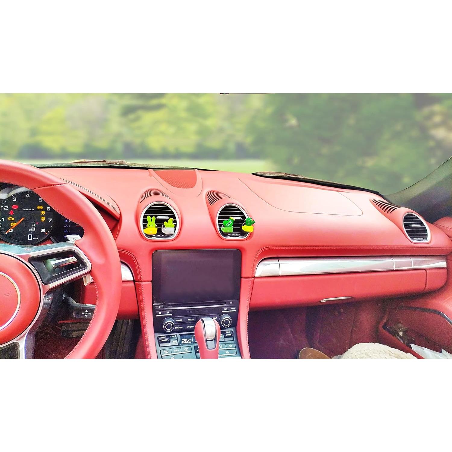 Paquete de 4 Ambientadores de Cactus LOVE para Auto