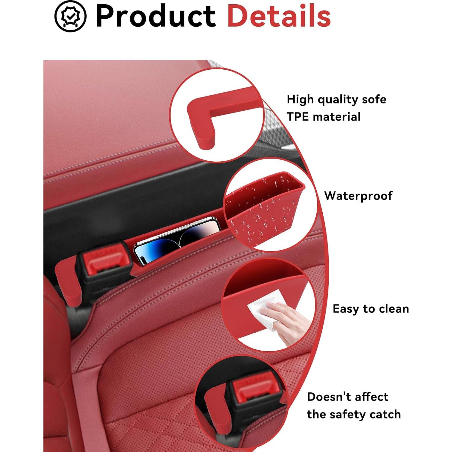 Organizador de Relleno Espacio Asientos Coche Edotim 39.5x8.5cm