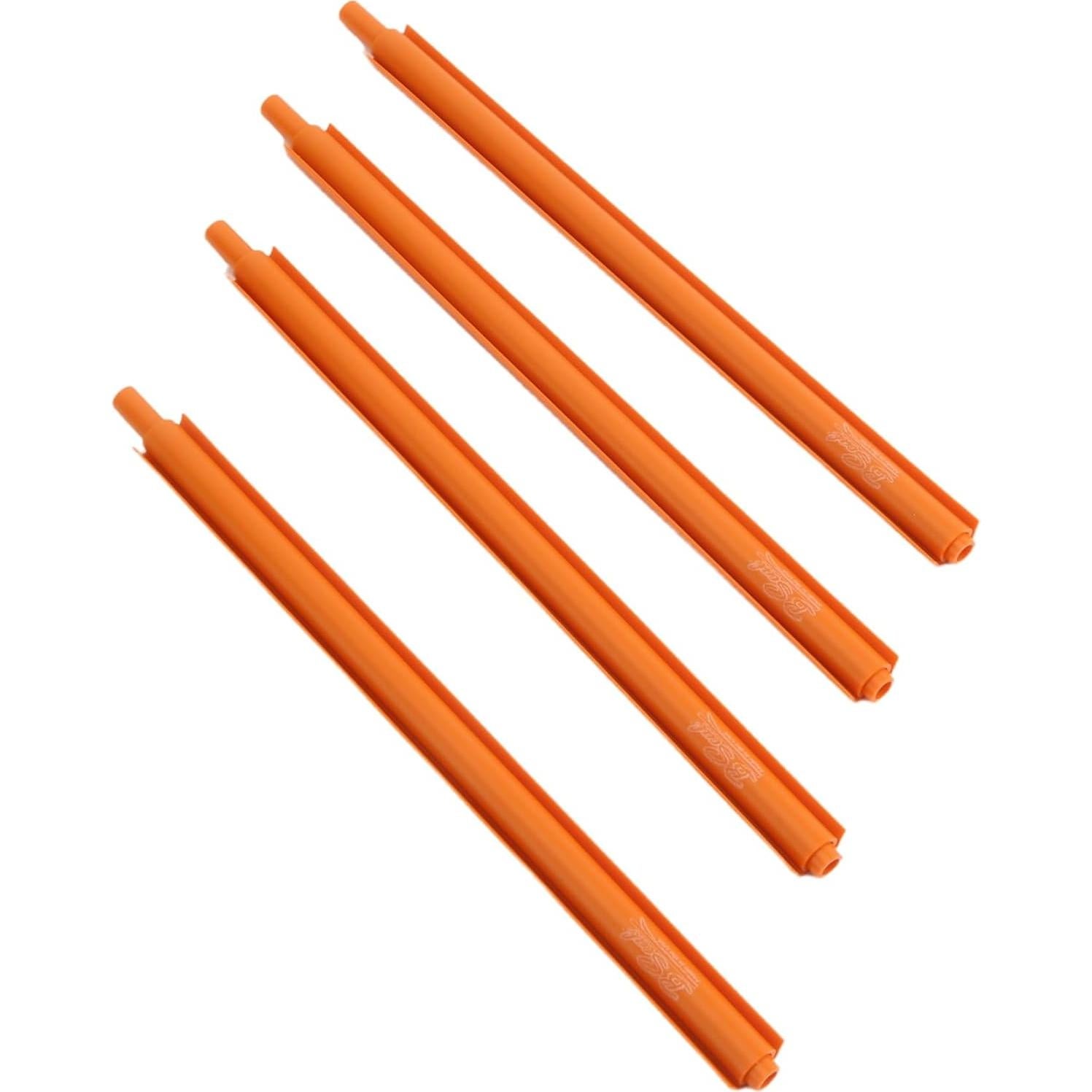 Clip para bolsas B'Seal - Paquete de 4, 30.5 cm, Calabaza profunda