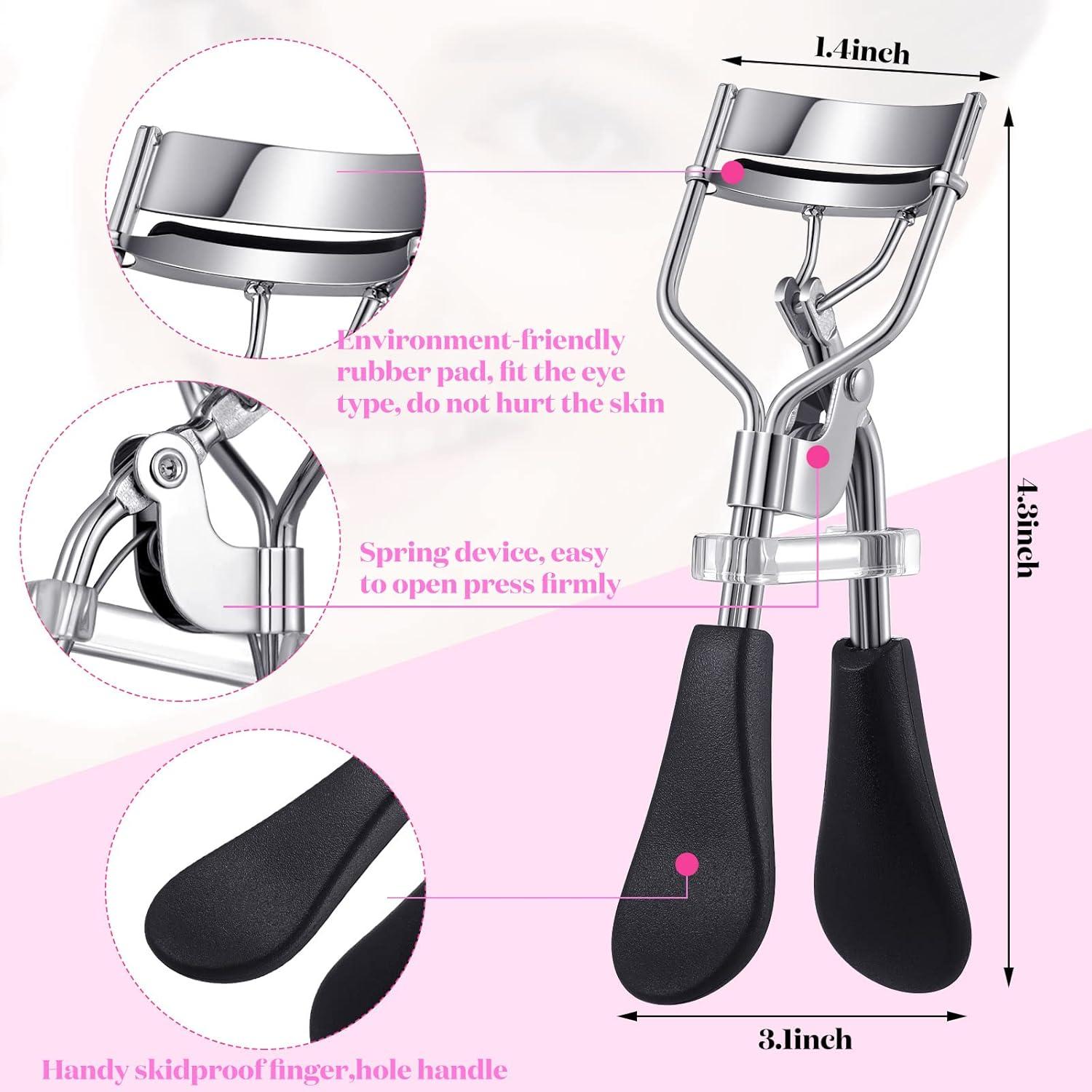 Kit de rizador de pestañas 14 piezas Honoson - Negro