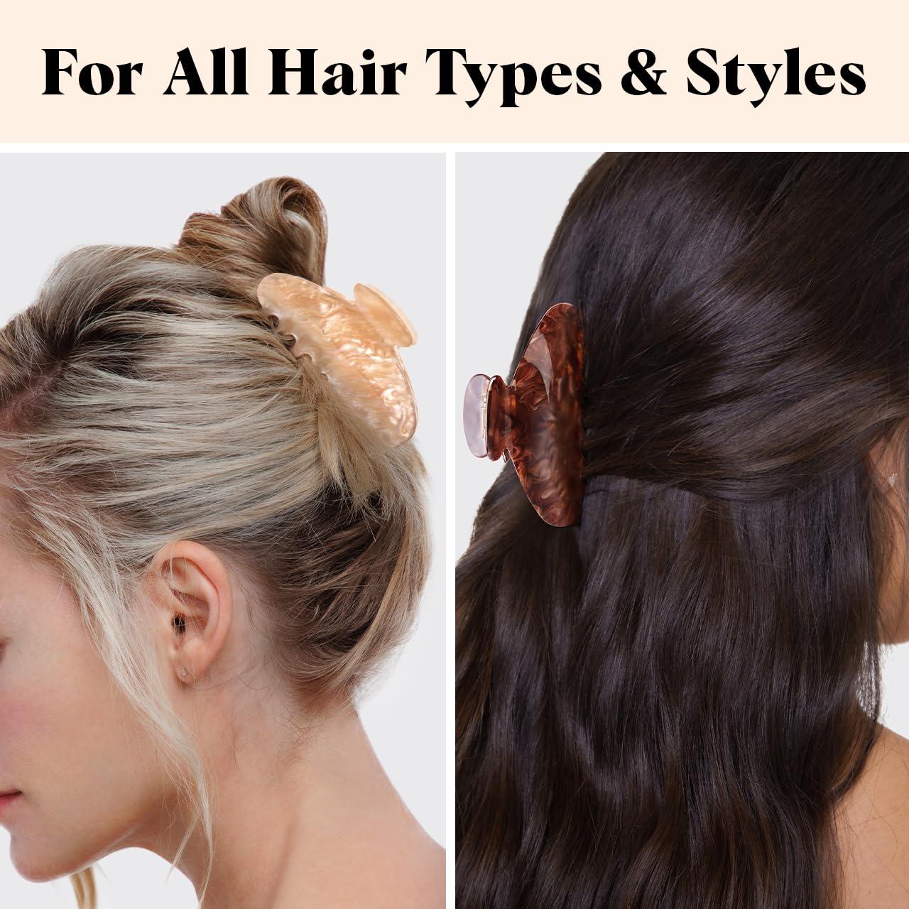 Clip de Garra Grande Kitsch de Plástico Reciclado - Rubia