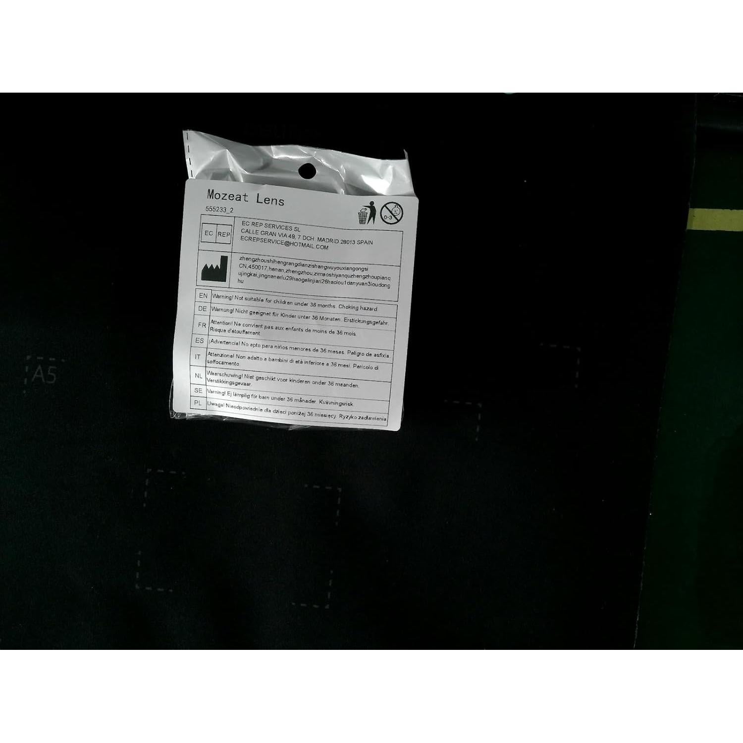 Cepillo de Pelo Plegable MOZEAT LENS 2 Pcs Cerda de Jabalí Negro