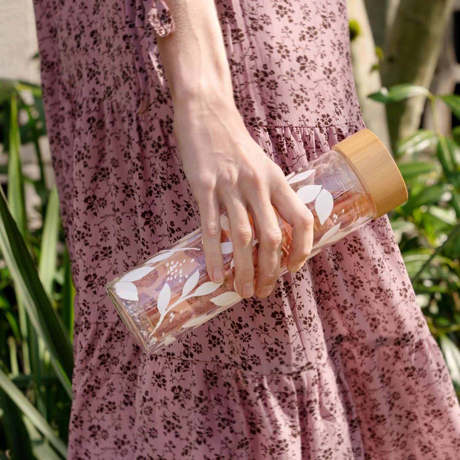 Taza Infusora Pinky Up Blair de Vidrio Doble Pared 473 ml