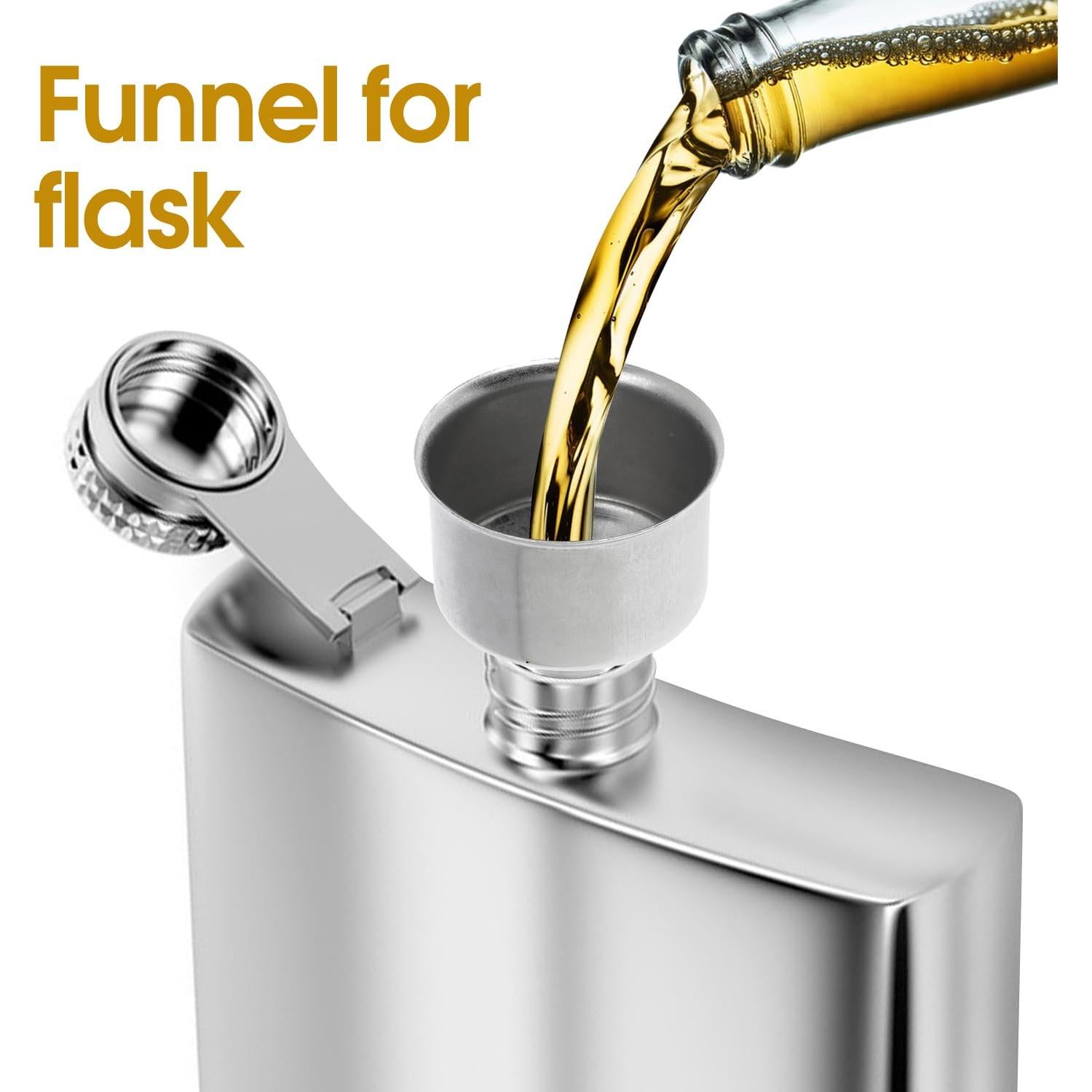 Embudo de Acero Inoxidable Mini 5.08 cm para Frascos y Botellas