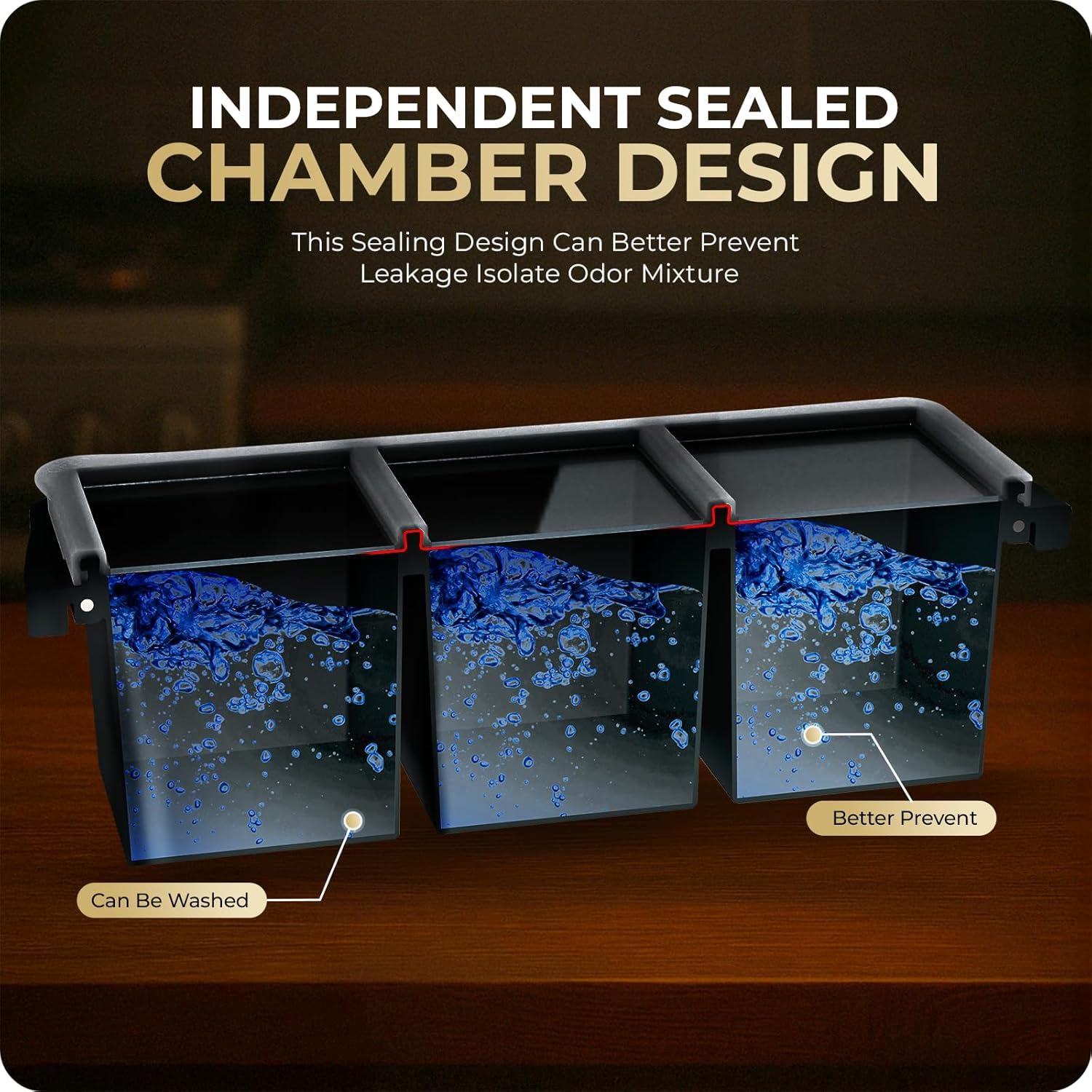 Bandeja de Hielo Grande Xomoo 12 Cubos 5cm Silicona Gris